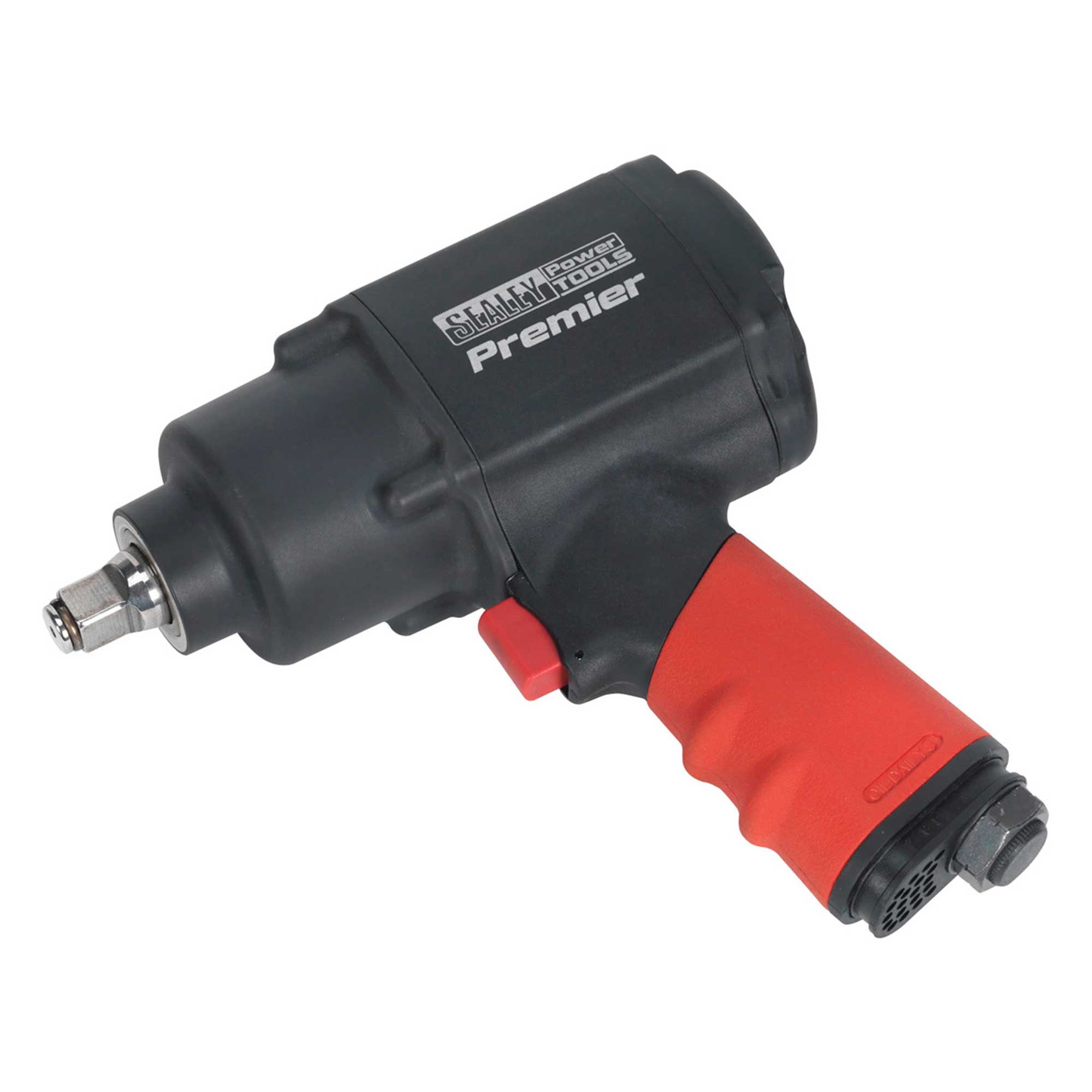 Sealey Premier Composite Air Impact Wrench Sq Drive Twin Hammer