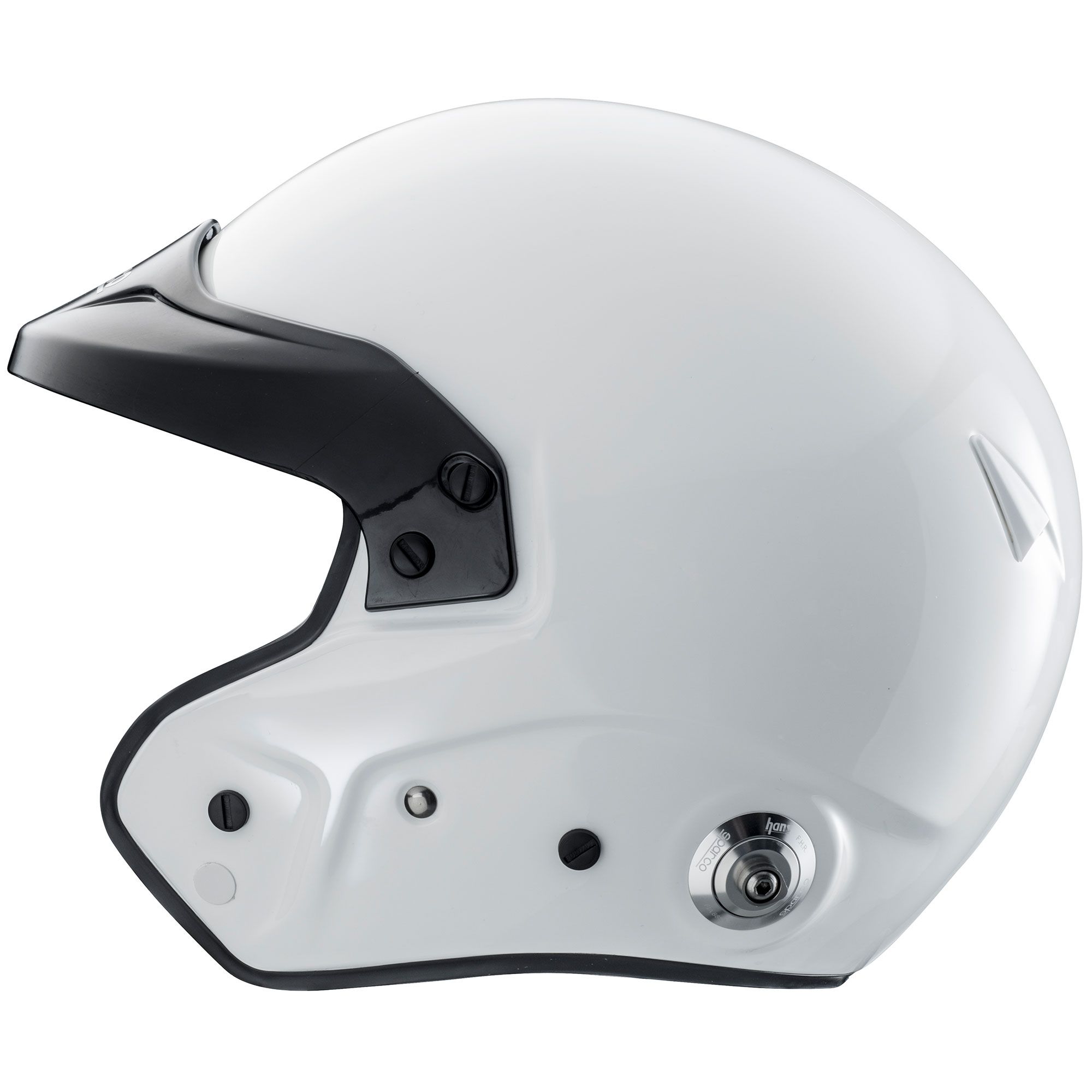 sparco open face helmet