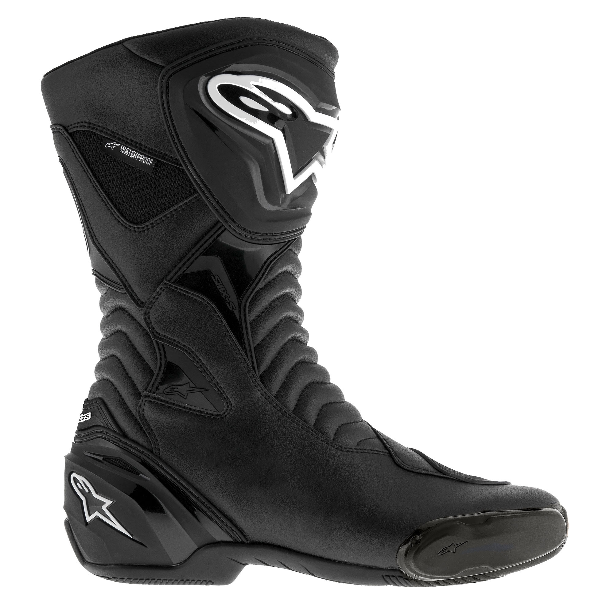 Motorcycle Alpinestars SMX S Boots WP Black UK Seller