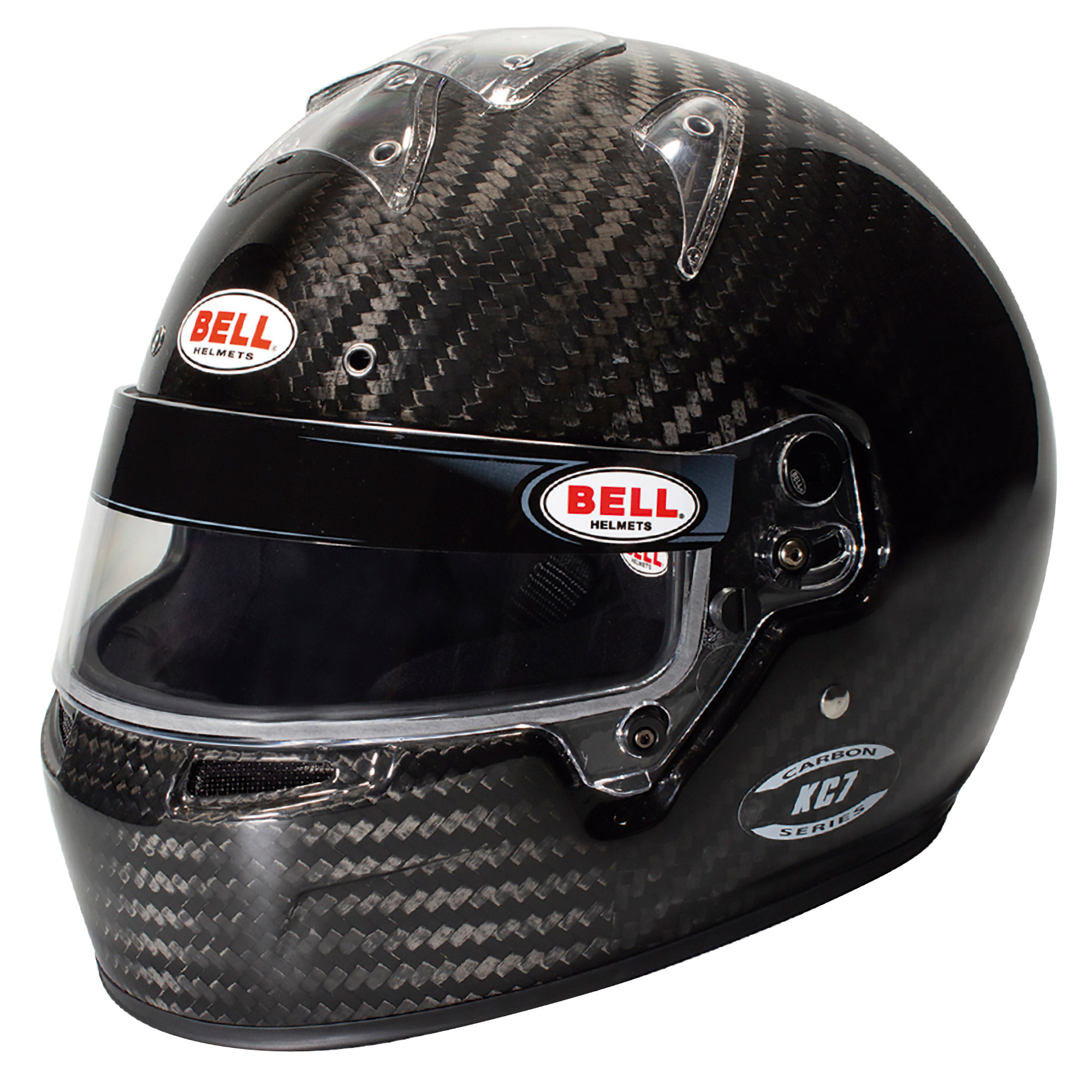 Bell Carbon KC7-CMR Karting Kart Race Helmet Snell Approved | eBay
