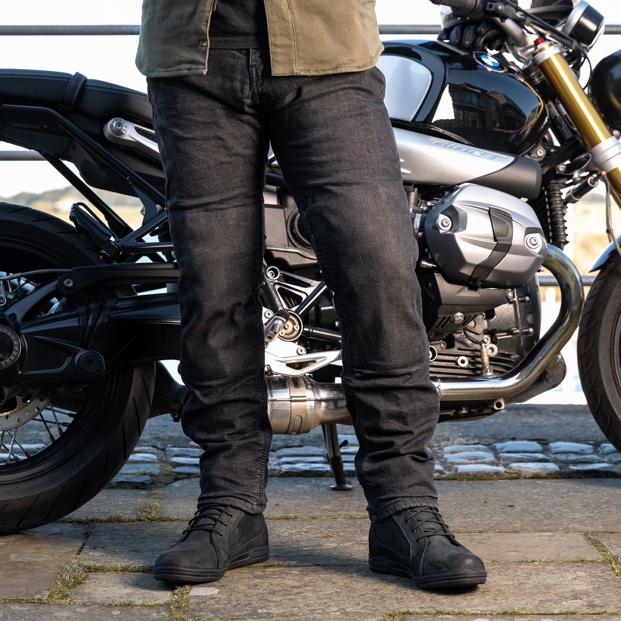 Merlin Route One Mason Motorcycle Waterproof Riding Denim Jeans