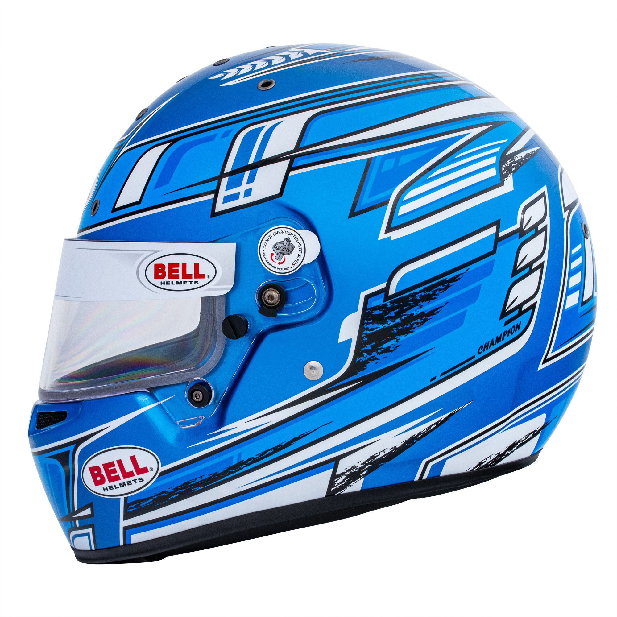 Bell KC7-CMR Snell-FIA Approved Kart Karting Race Helmet - Champion Blue
