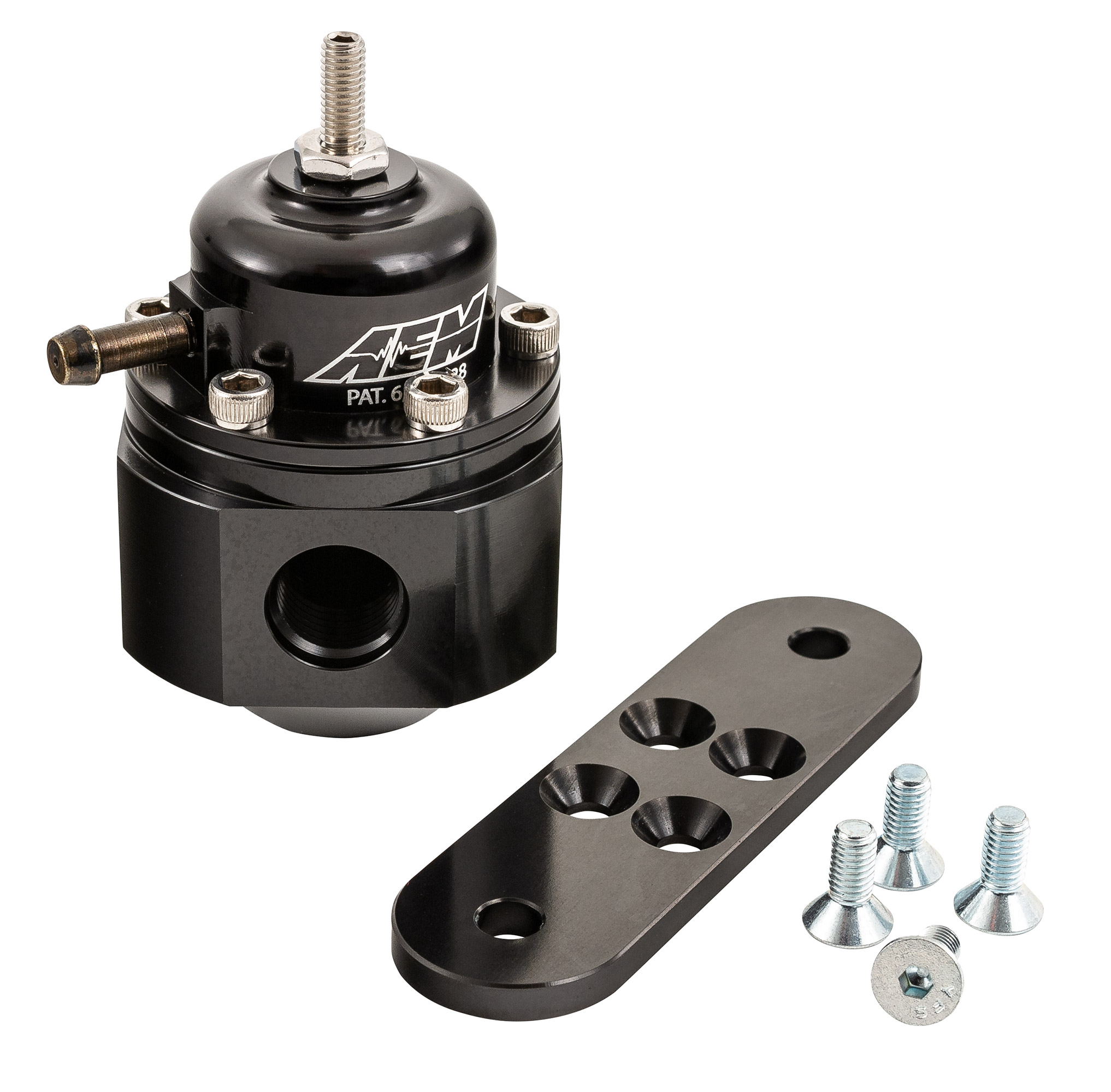 AEM Electronics Universal Adjustable EFI Fuel Pressure Regulator Kit ...