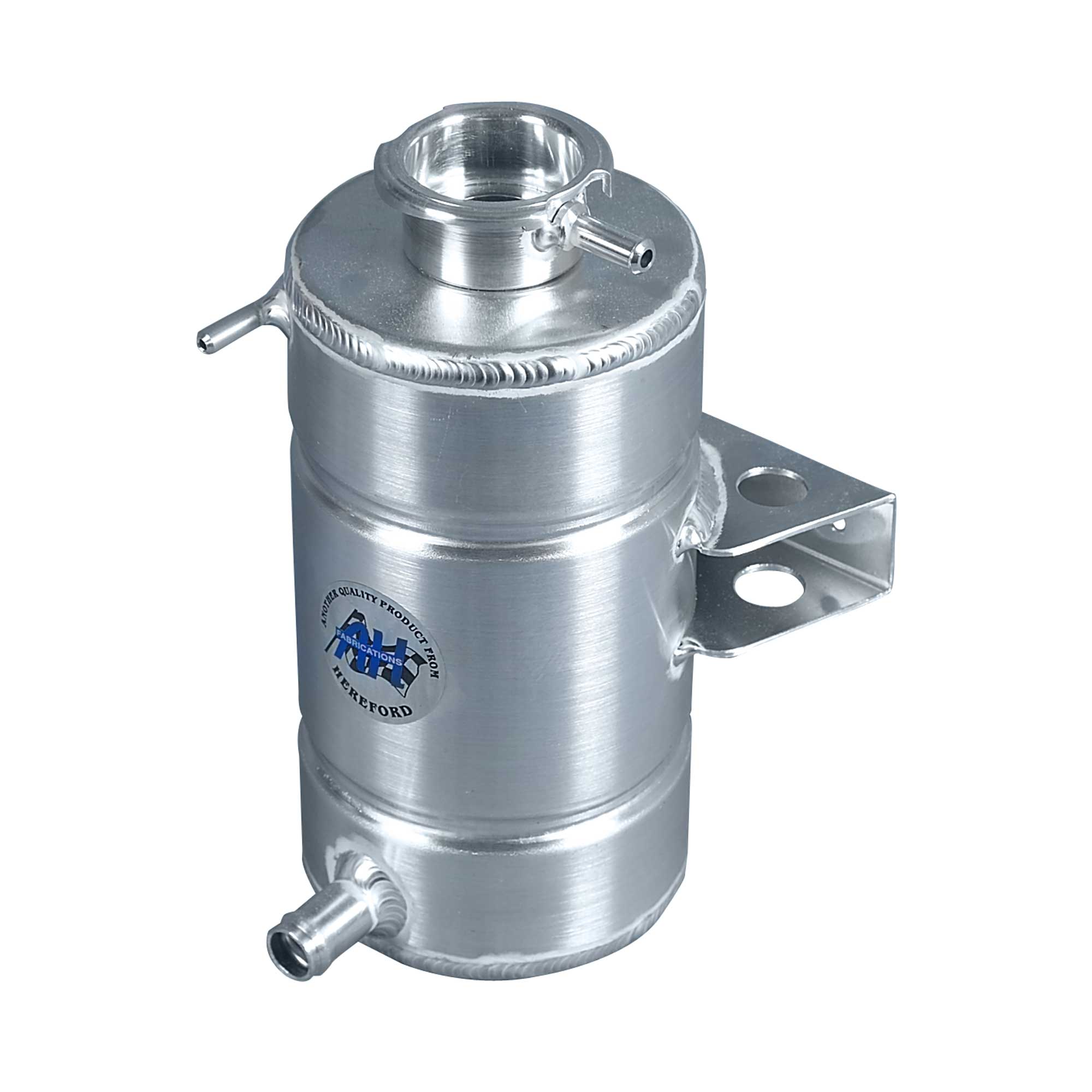 Alloy Water Header Tank 200mm (H) x 100mm (Diameter) Takes Standard Rad ...