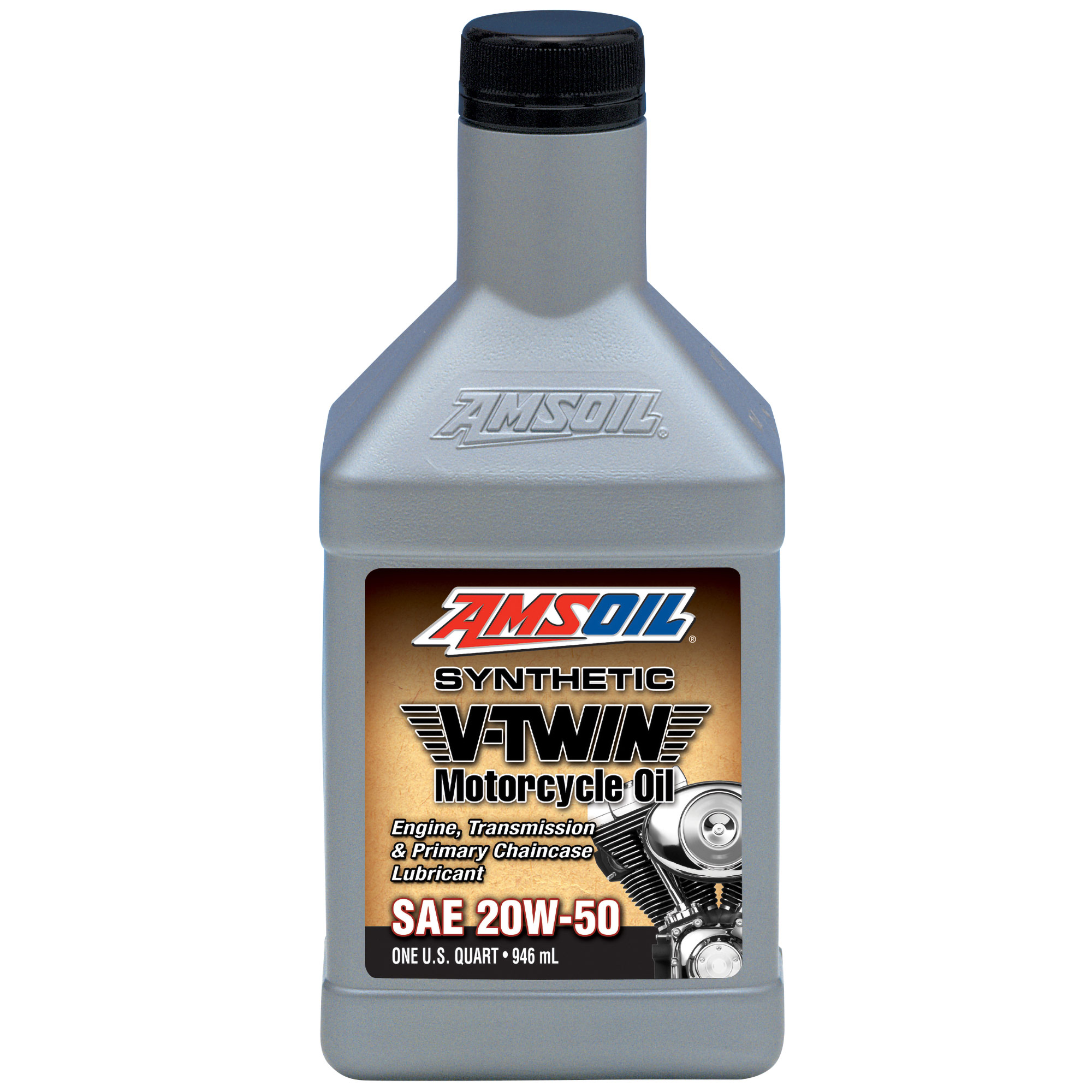 Amsoil 20W50 Synthetic V-Twin Motorcycle Bike Engine Oil 1 US Quart | eBay