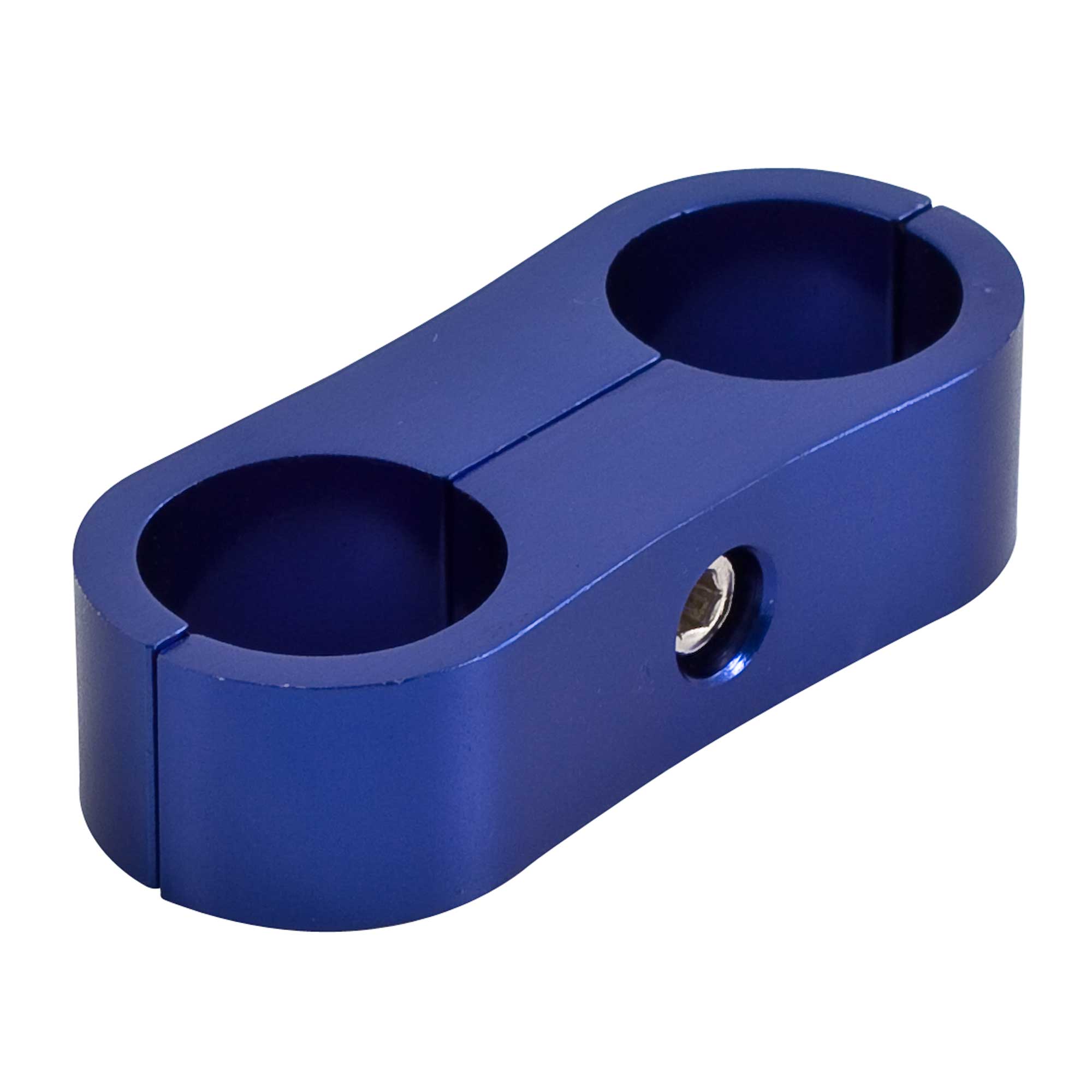 APS Aluminium Alloy Hose Clamp Separator Blue For -10 JIC Hose 19.1mm ...