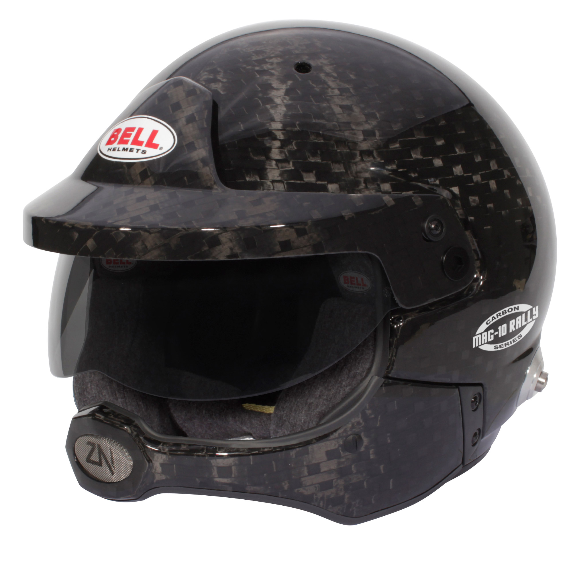Casco de rally de carbono Bell Mag-10 - Aprobado por la FIA 8859-2024, ultraligero - Imagen 9 de 11