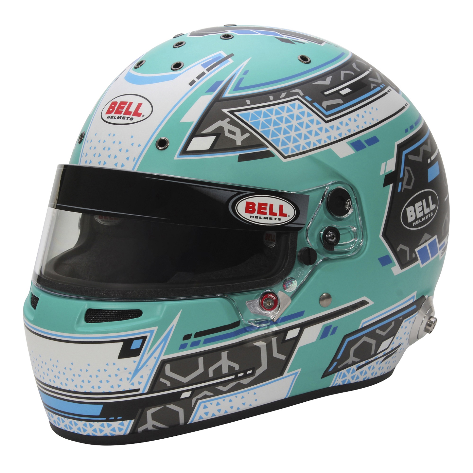 Bell RS7 Pro Helmet - FIA 8859-2024 Approved, FHR Posts (Motorsport, Race) - Picture 40 of 46