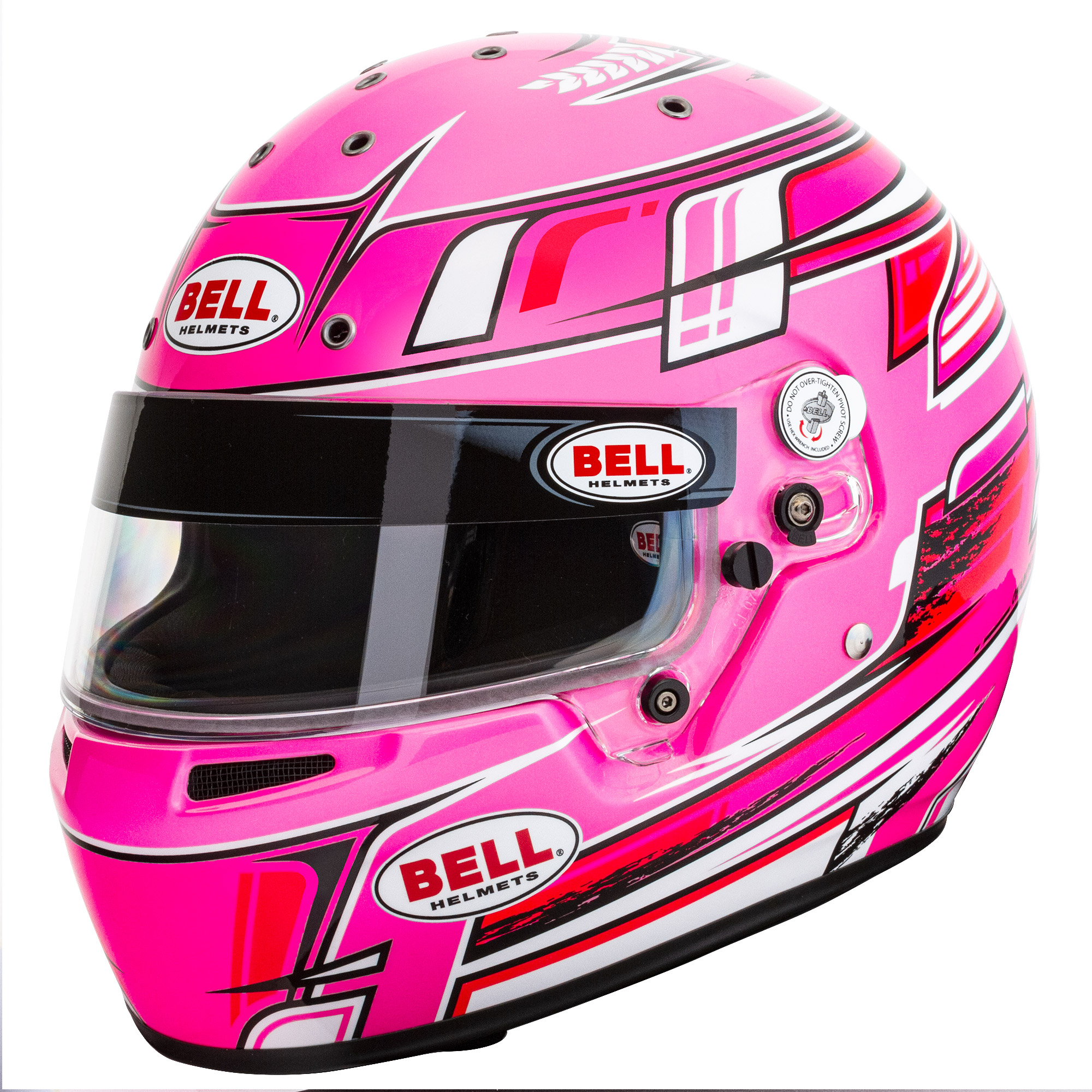 Bell KC7-CMR Snell-FIA Approved Kart Karting Race Helmet - Champion Pink