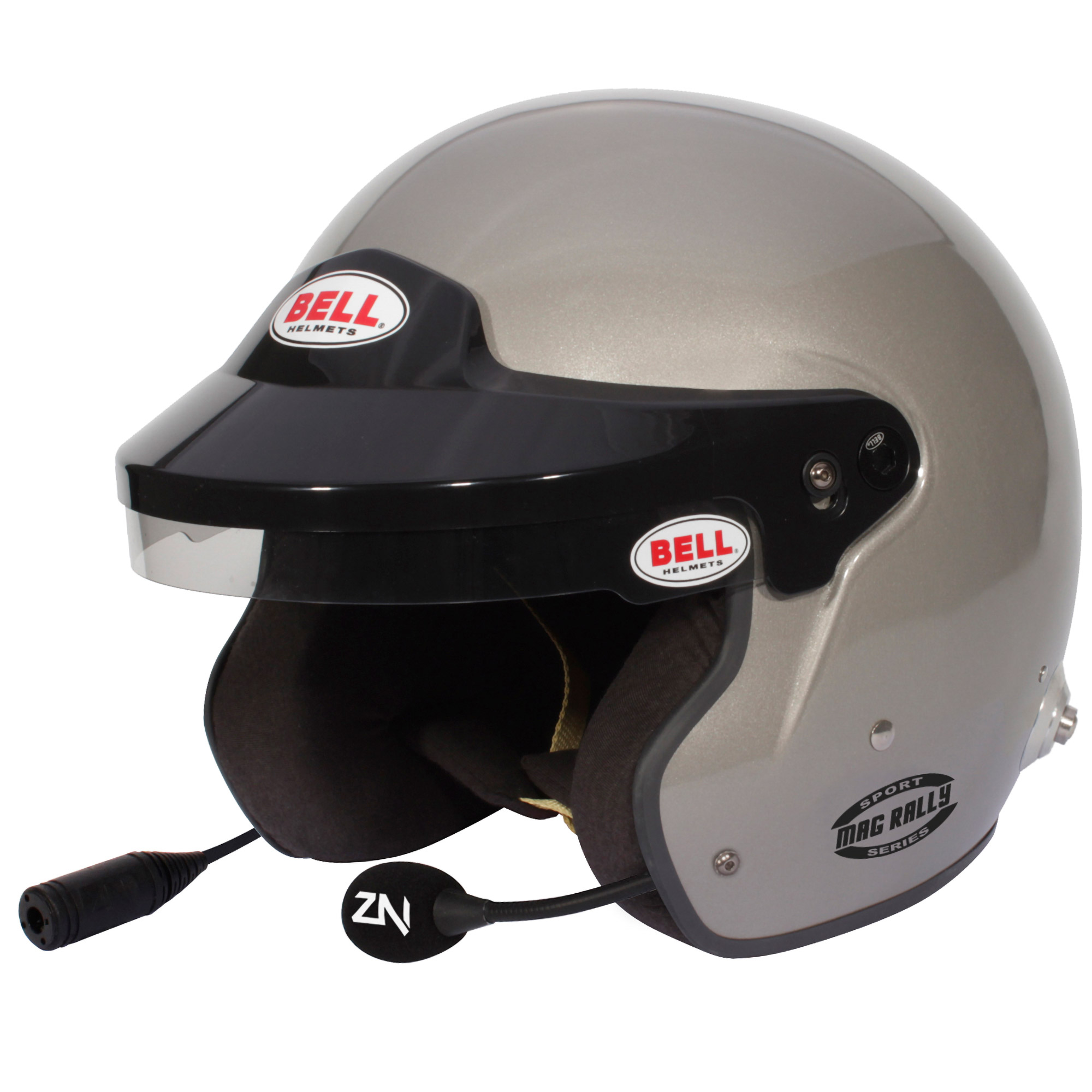 Bell Mag Rally Helmet - FIA 8859-2024 Approved, ZeroNoise Intercom, Lightweight - Picture 7 of 10