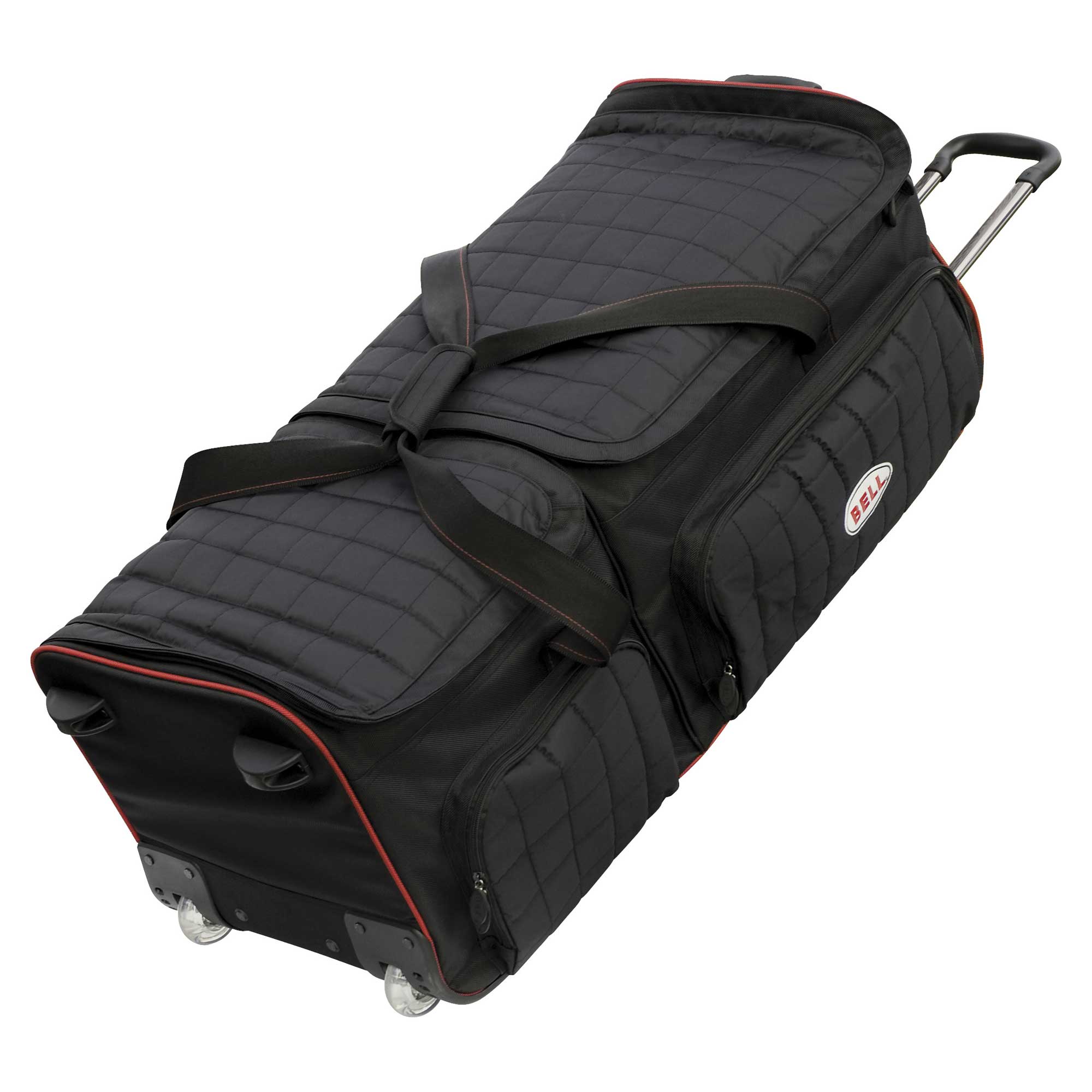 Bell Large Trolley Motorcycle Bike Gear Bag Luggage Kit - Black | eBay