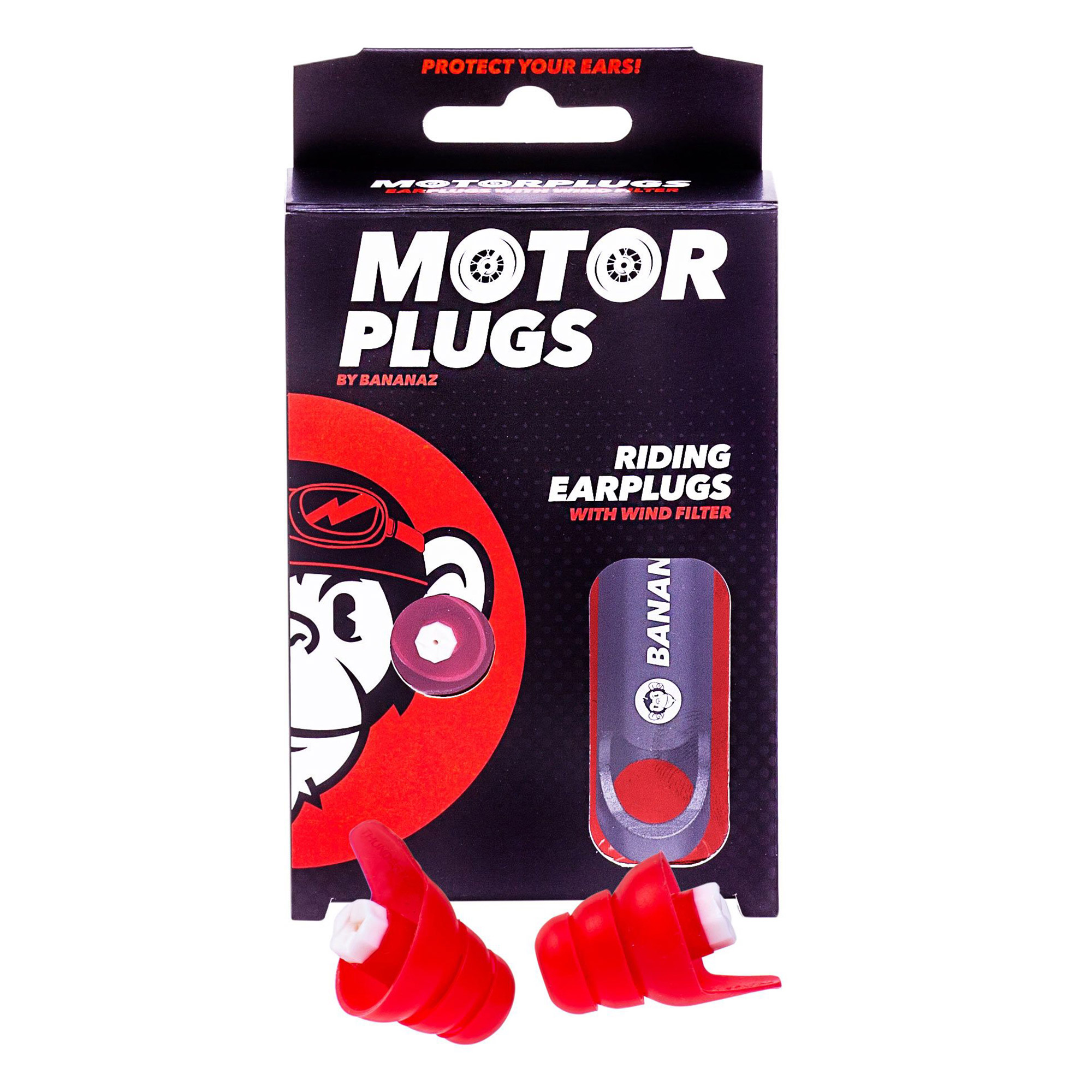 BANANAZ MotorPlugs Motorcycle Bike Riding Earplugs Ear Plugs Defenders