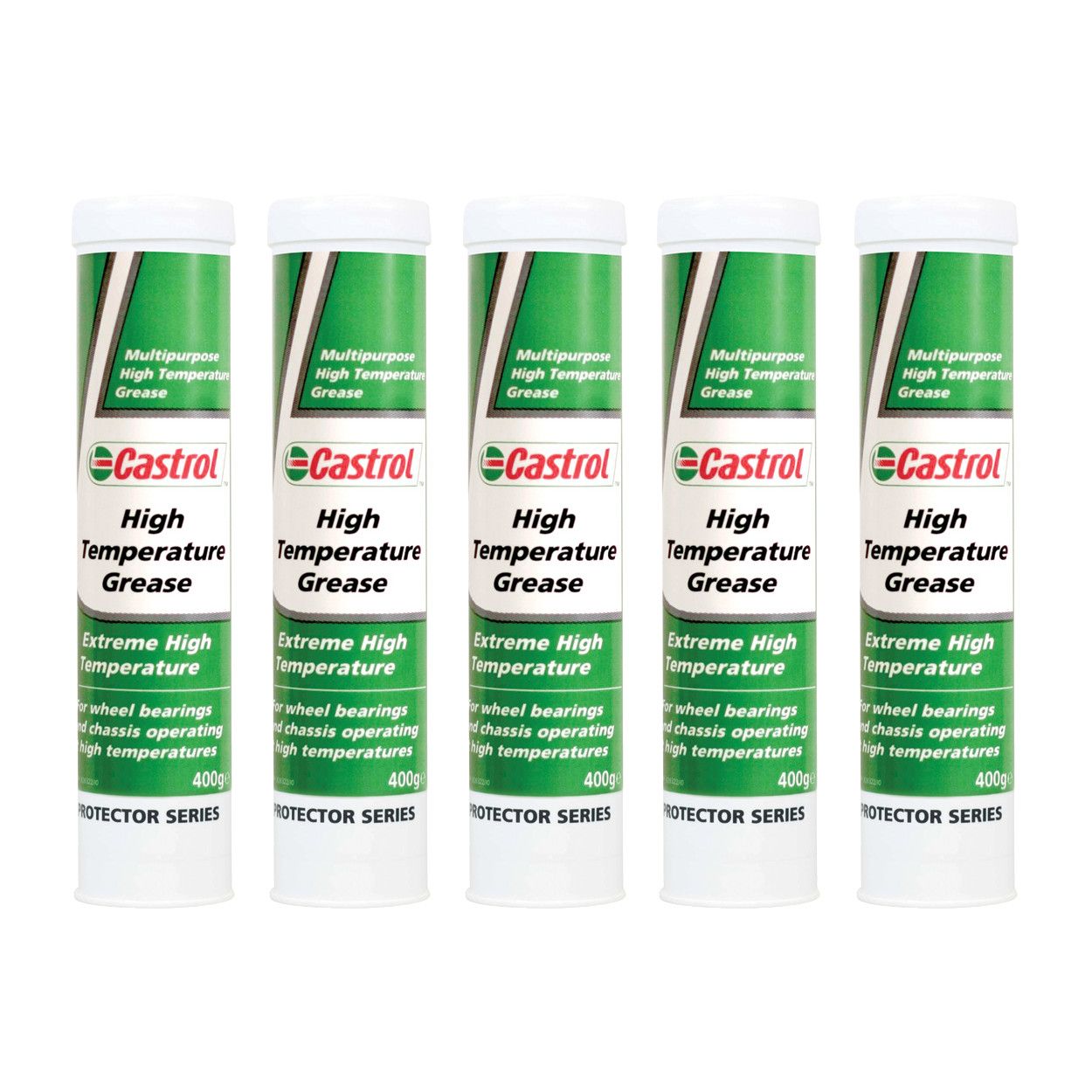 5 x 400g Cartridge Castrol High Temperature Grease Roller/Wheel