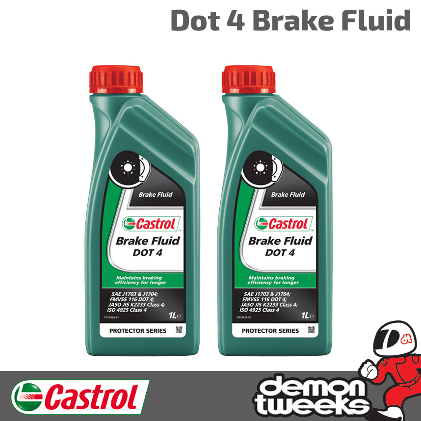 Castrol Dot 4 Synthetic Performance Brake Fluid 2 Litre (2 x 1 Litre