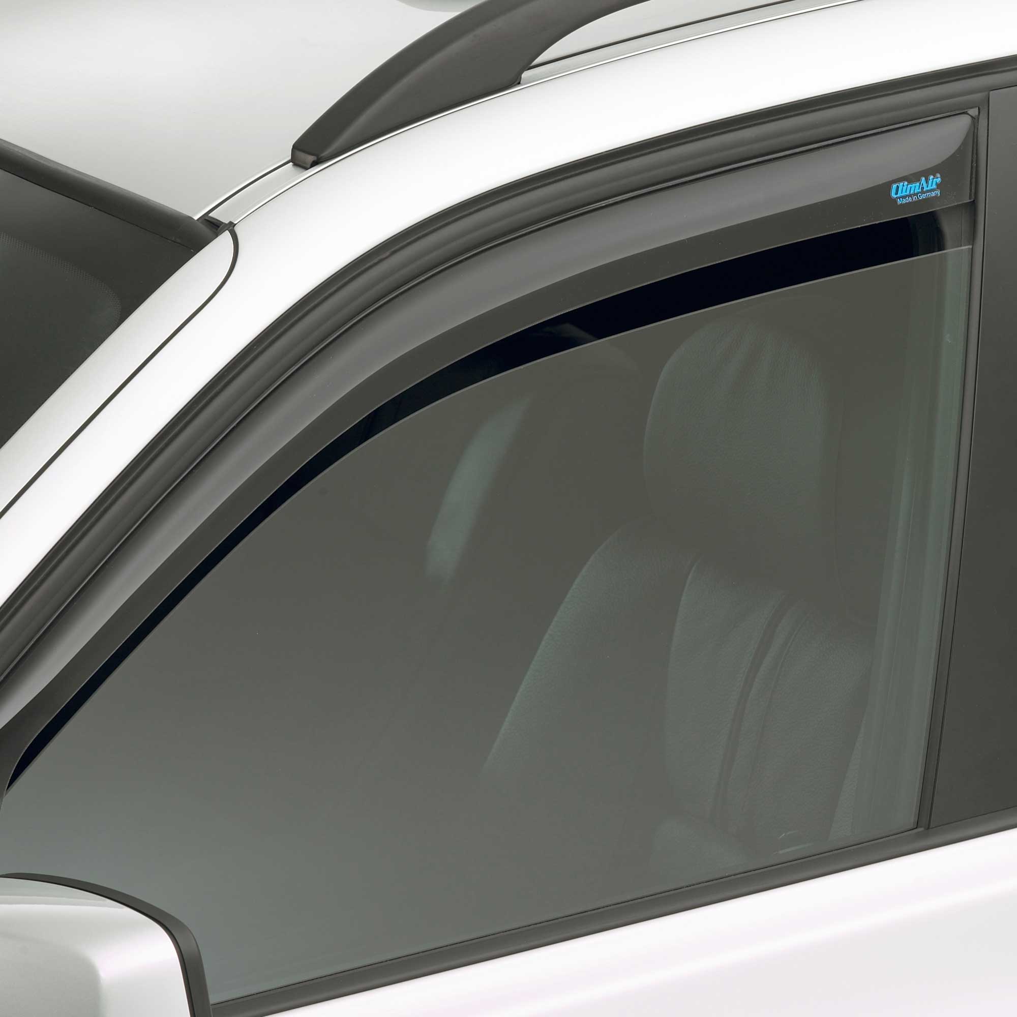 Climair Tinted Front Clip On Car Window Wind Deflector Deflectors Pair 3185 Ebay