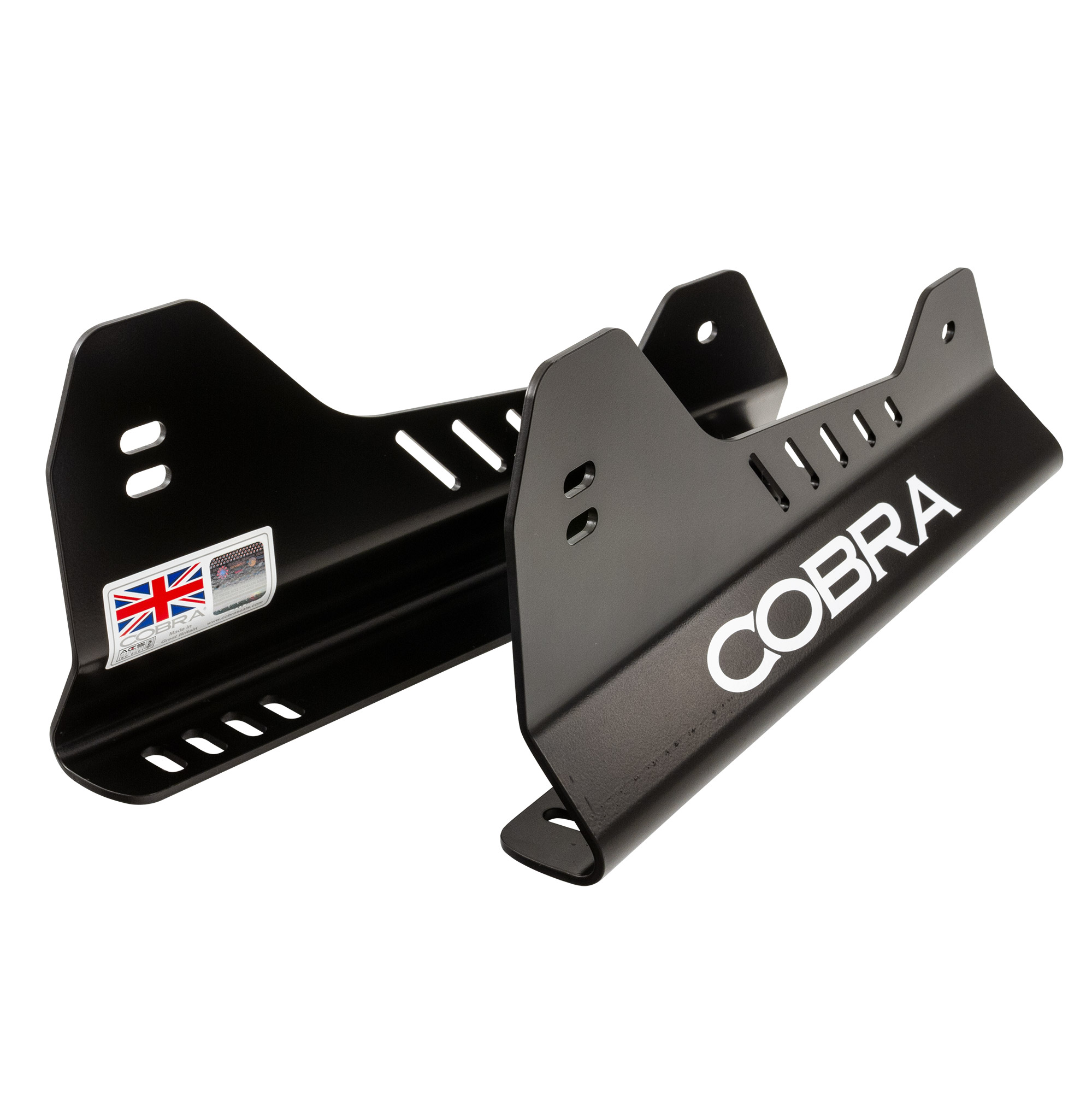 Cobra Motorsport Lightweight Steel Side Seat Mounts Tall Profile eBay