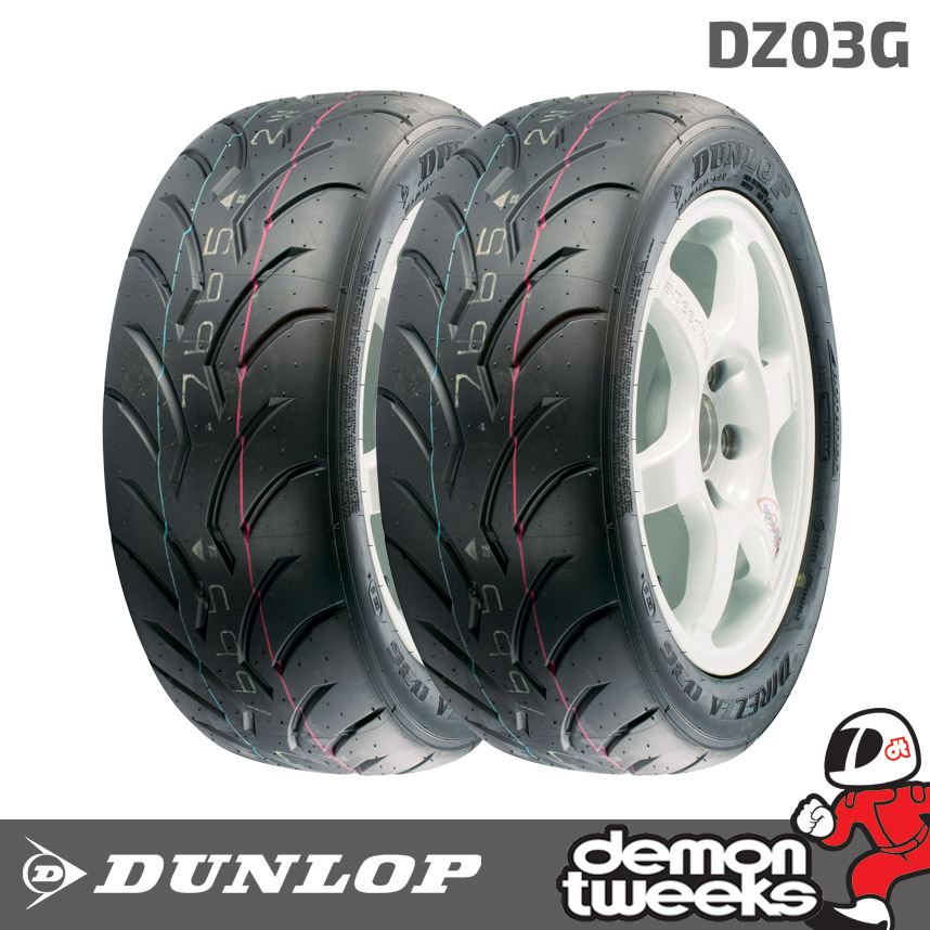 2 x 185/55 R14 (H1 Hard) Dunlop Direzza DZ03G Race / Track Day