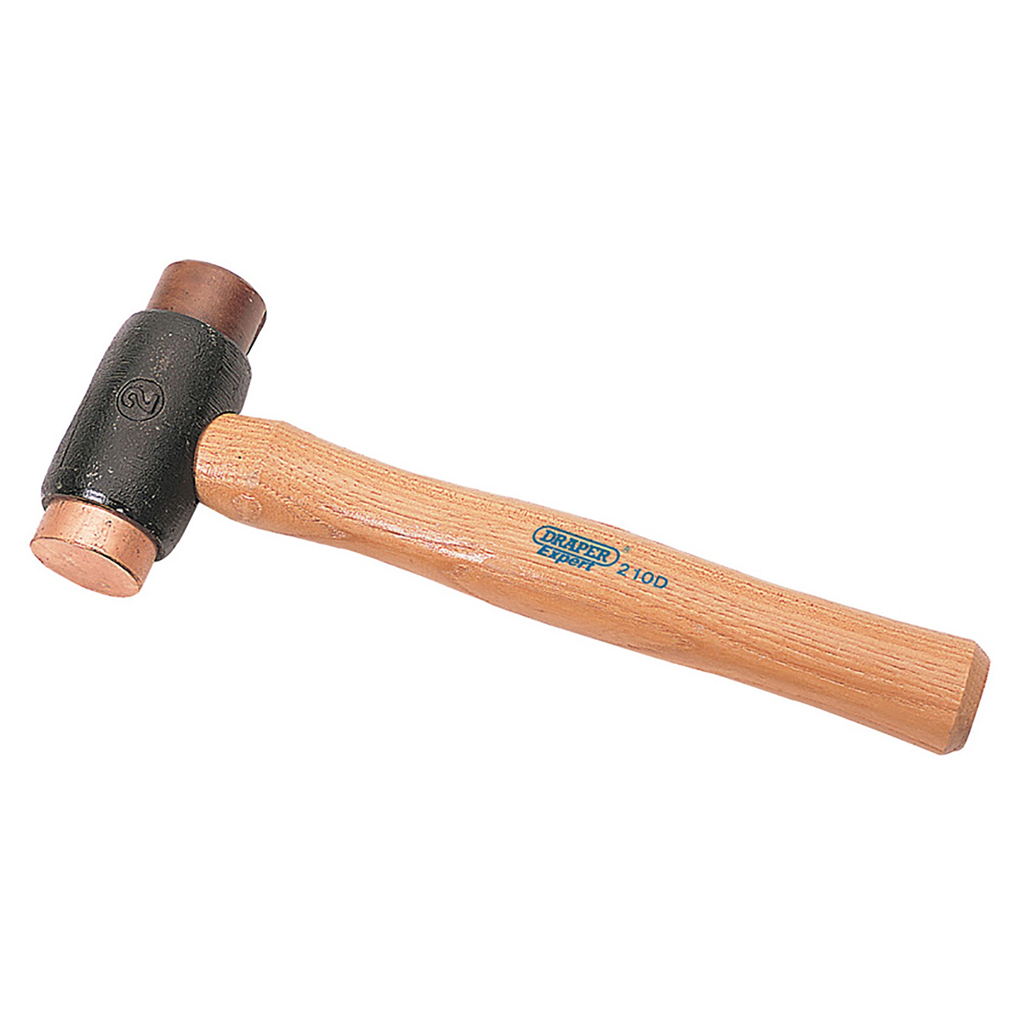Draper Export 1100G 380Oz Copper / Rawhide Faced Wood Hammer / Mallet
