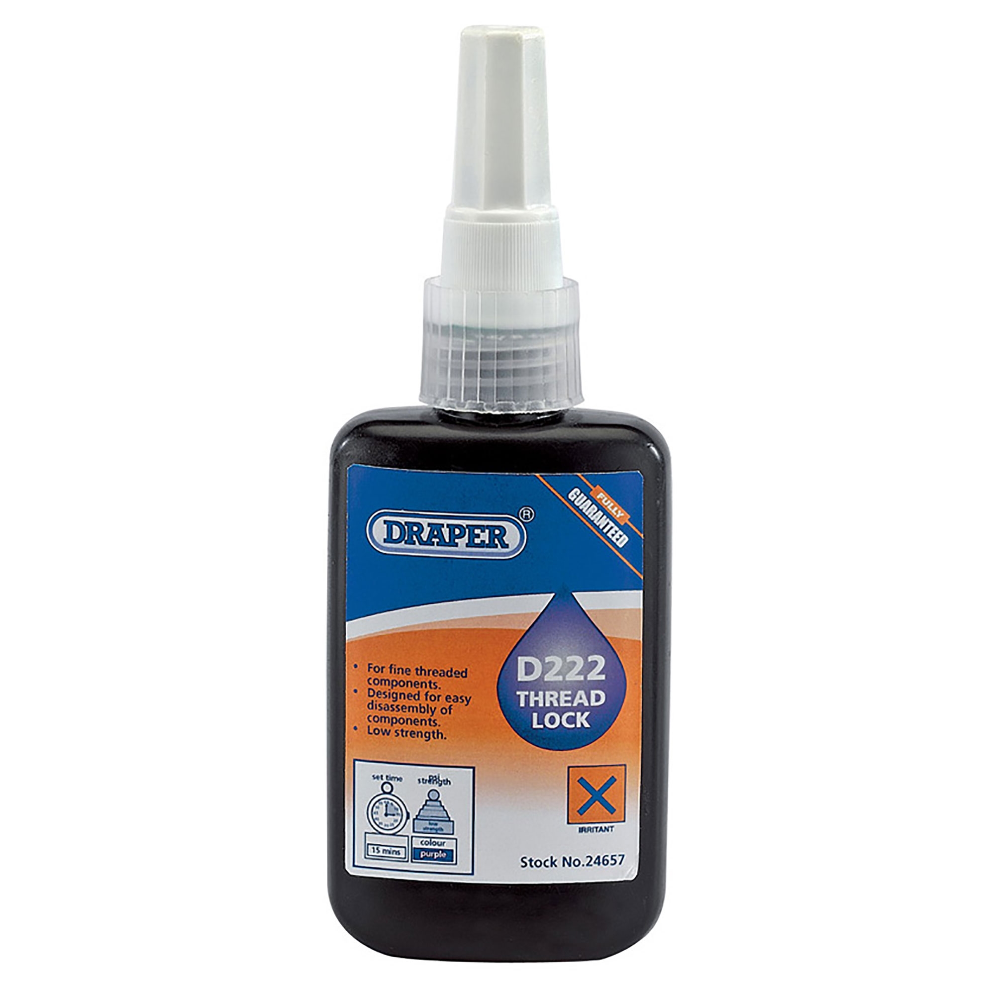Draper D222 Low Strength Metal/Screw Adhesive Fine Thread Lock 24657 eBay