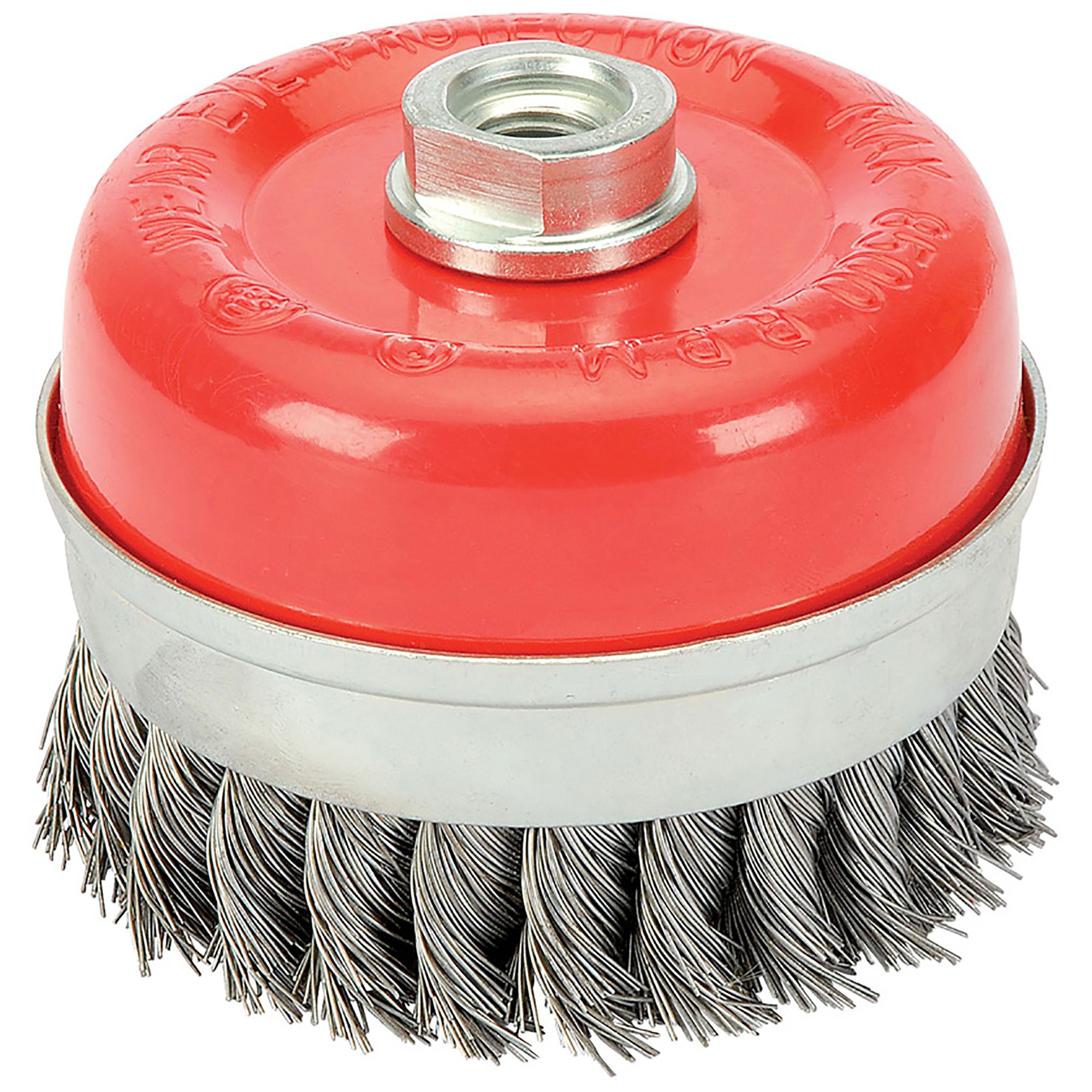 Draper 100mm x M14 Twist Knot Wire Cup Brush For Angle Grinder 41450