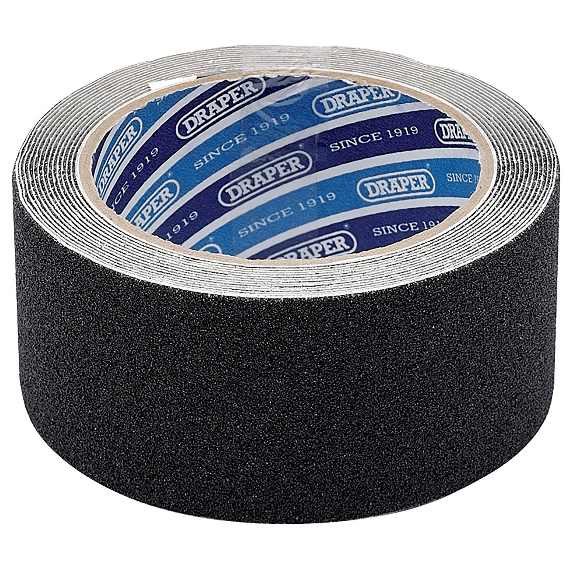 Draper 3.7M x 50mm Black Safety Step/Ladder Grip/Gripping Tape Roll
