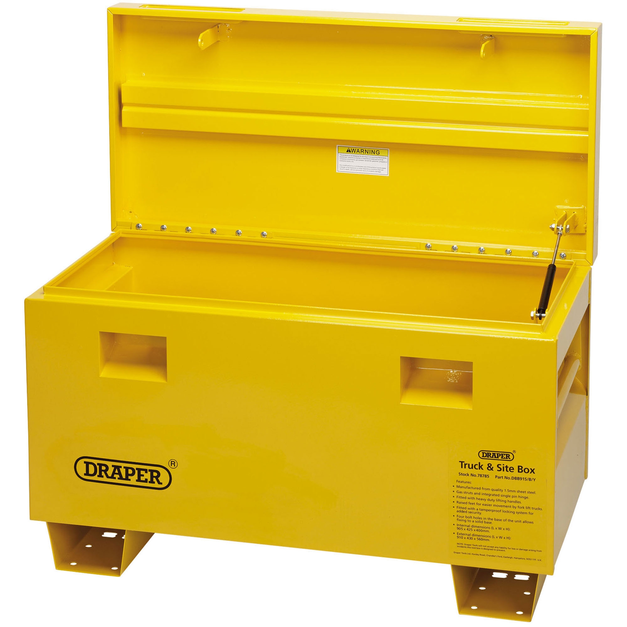 Draper Contractors Secure Garage/Builder Tool Storage Box (48 Inches
