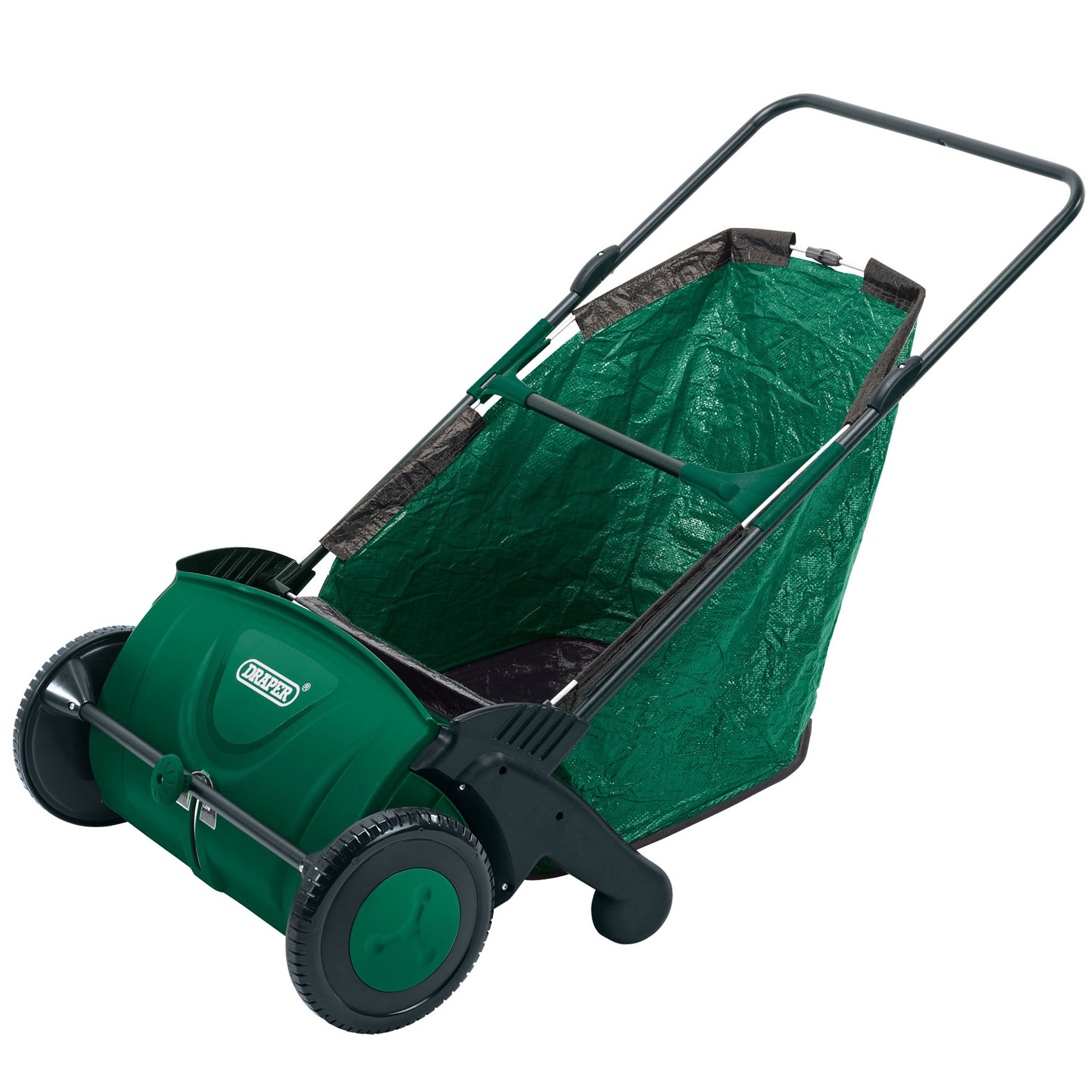 Draper 21" Manual Push Rolling Garden/Leaf/Grass/Lawn Sweeper/Collector