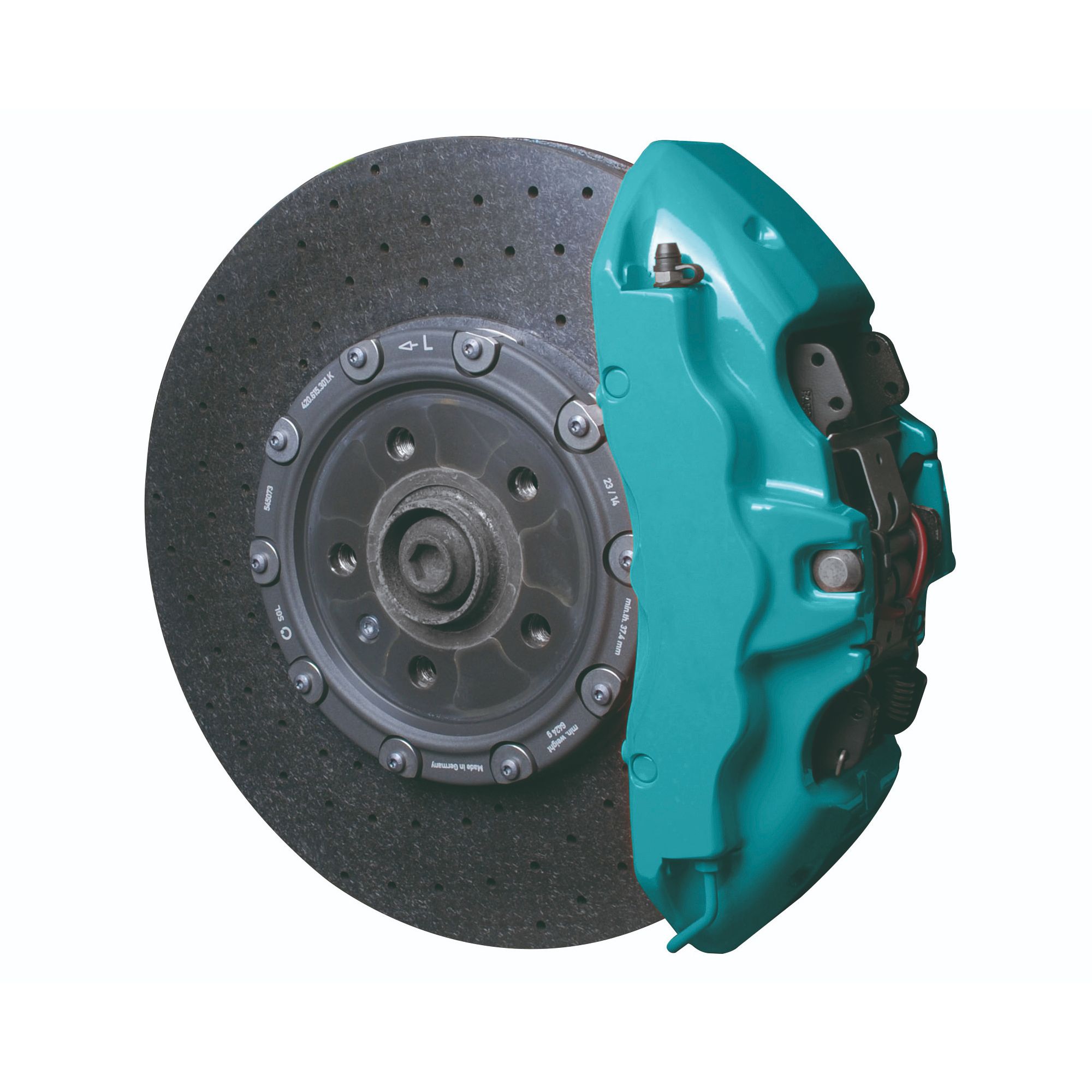Foliatec Car/Vehicle Brake Caliper Paint / Engine Lacquer Turquoise (3