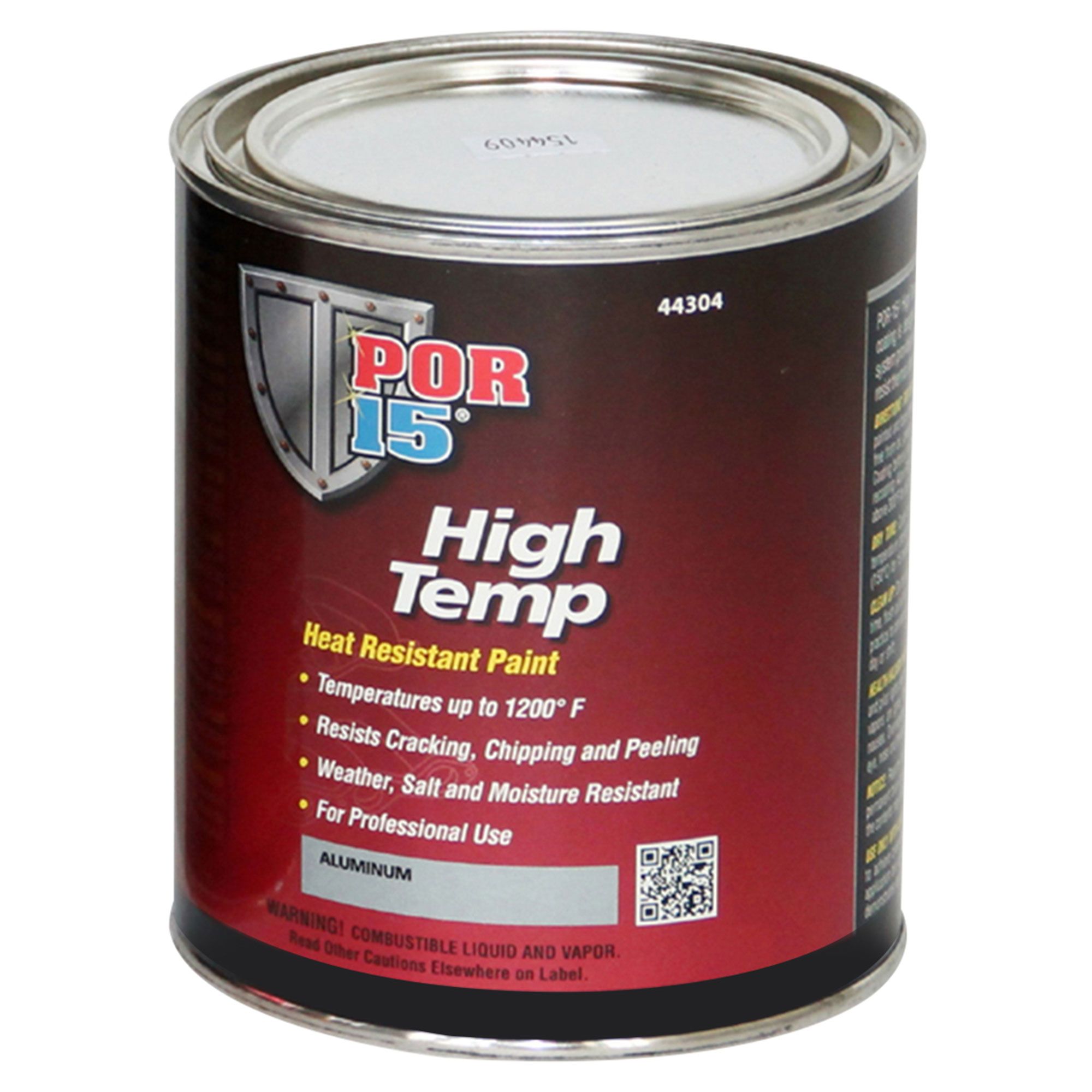 POR15 High Temp Paint 236ml Factory Grey Withstands up to 650 Degrees