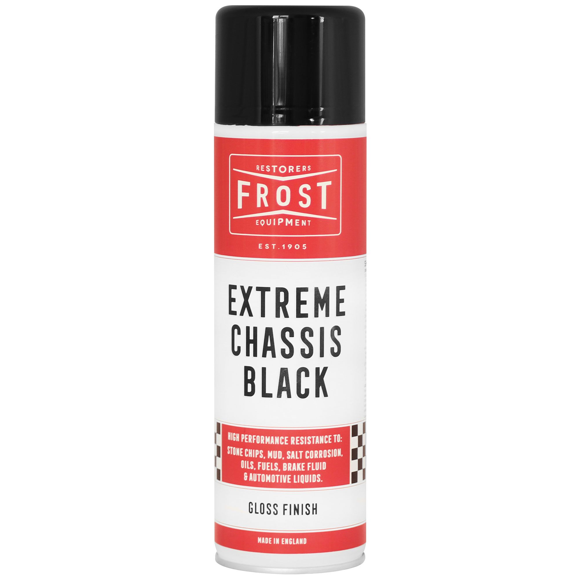 Frost 500ml Of Extreme Chassis/Suspension Black Spray Paint Semi