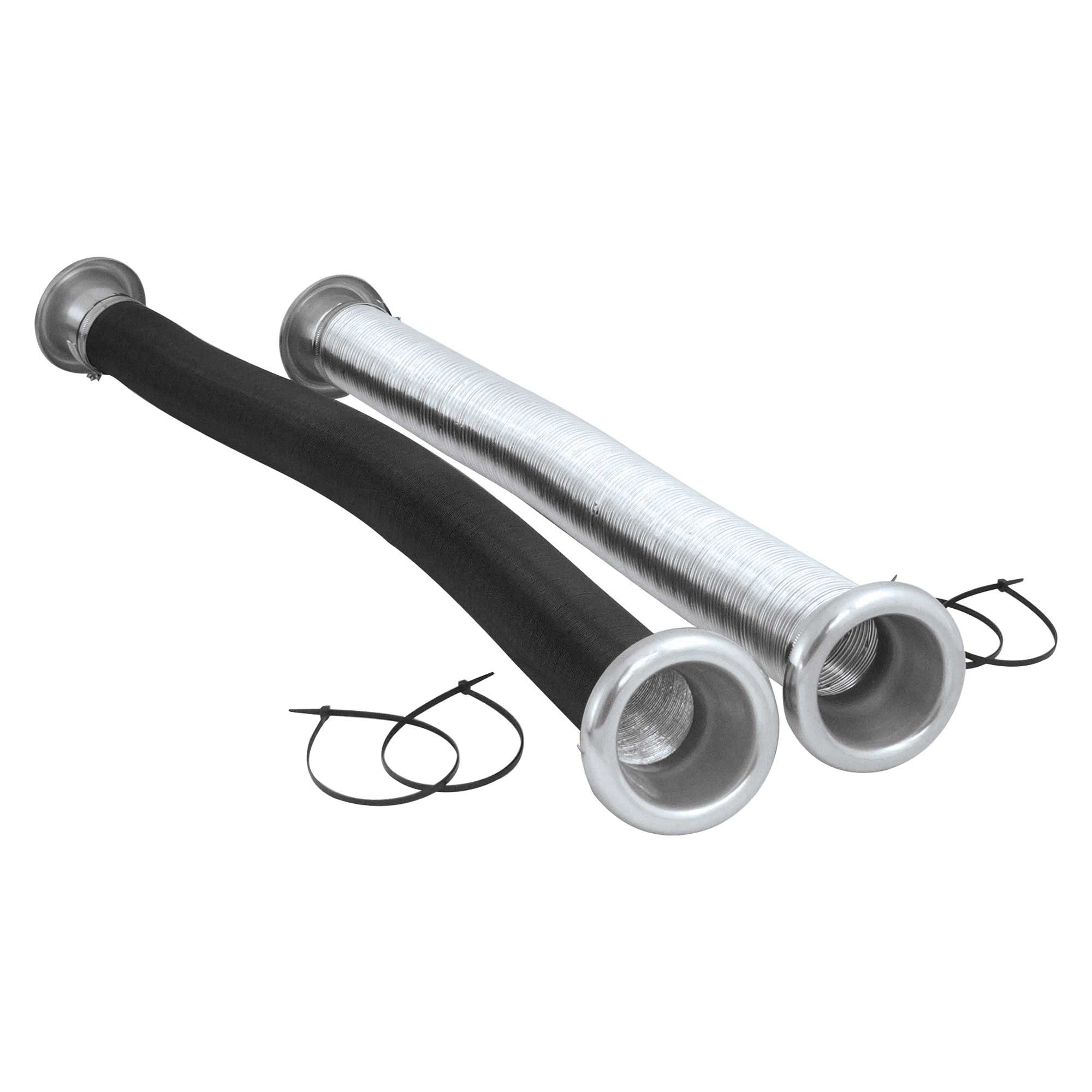 Green Filters Cold Air Ducting Kit 1 Metre Length Of Ducting Black 70mm