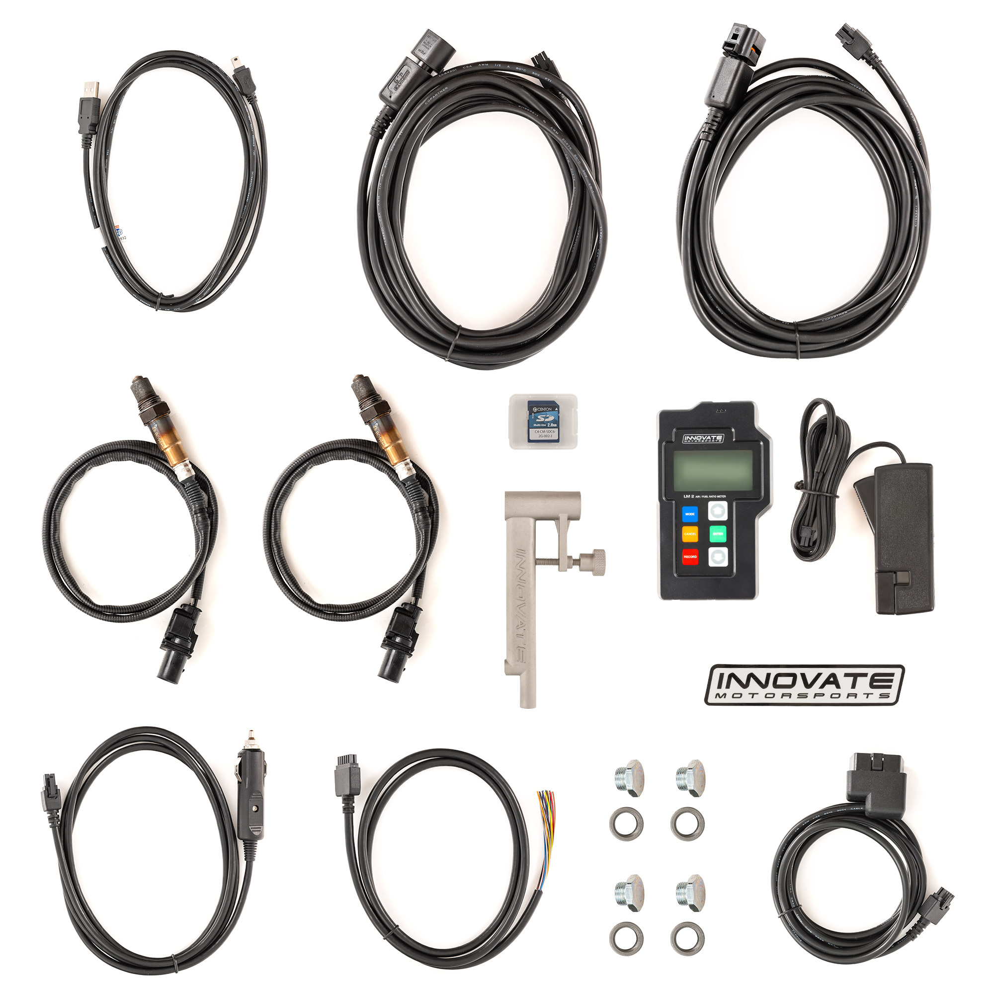 Innovate Motorsports LM2 Wideband Air/Fuel Ratio Meter Shop Kit, 2x O2
