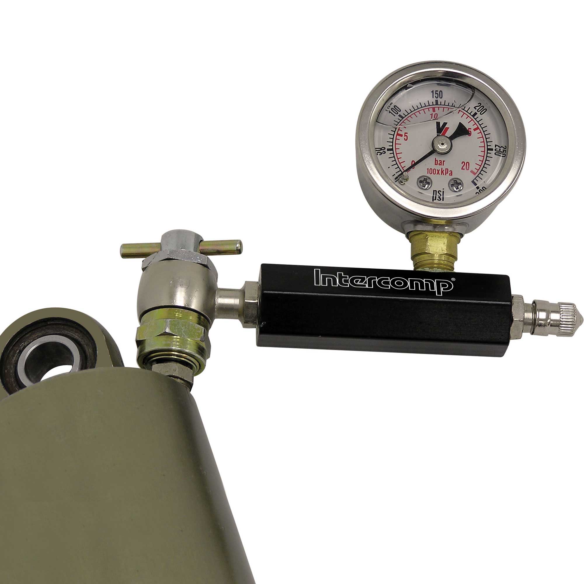 Analogue Damper Pressure Gauge Reads 0300Psi (020 BAR) eBay