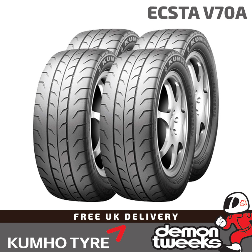 4 x 215/50 R13 (2155013) (85V) Kumho Ecsta V70A Track Day Race Tyres ...