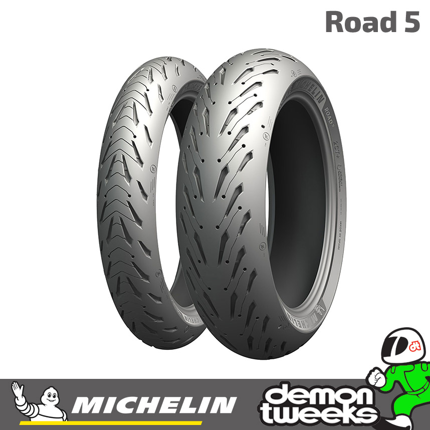 Michelin Road 5 120/70 ZR17 (58W) & 180/55 ZR17 (73W) Motorcycle
