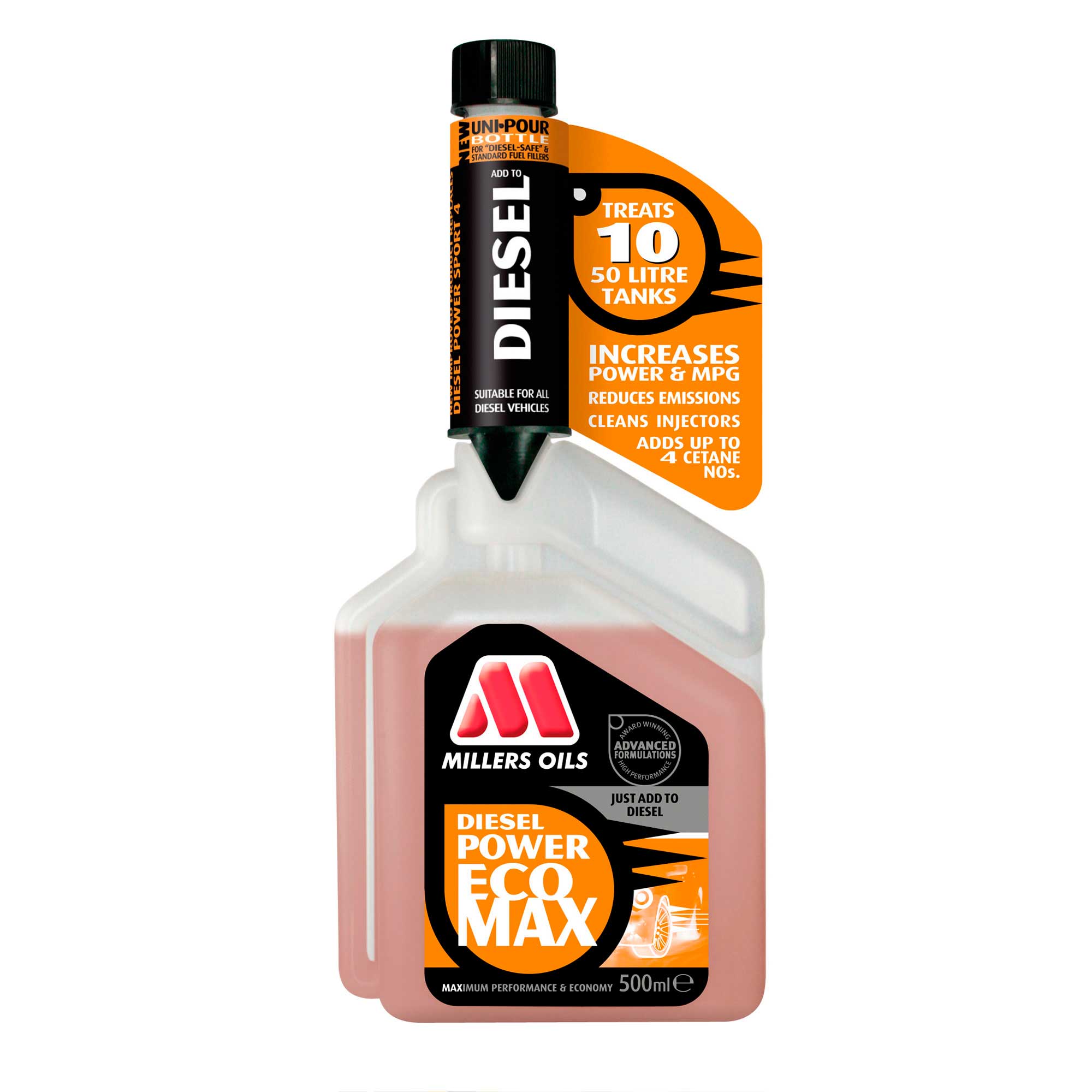 Millers Oils Diesel Power Fuel Additive/Treatment