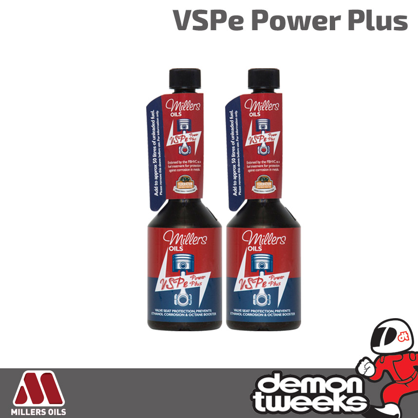 2 X Millers Oils VSPe Power Plus Lead Replacement With Octane Boost ...