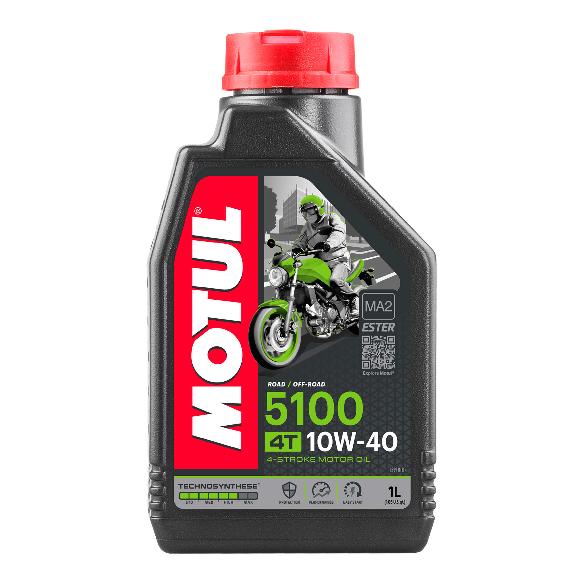 Motul 10w40 5100 4t Semi Synthetic 4 Stroke Motorcycle Motorbike Engine Oil 1l Ebay