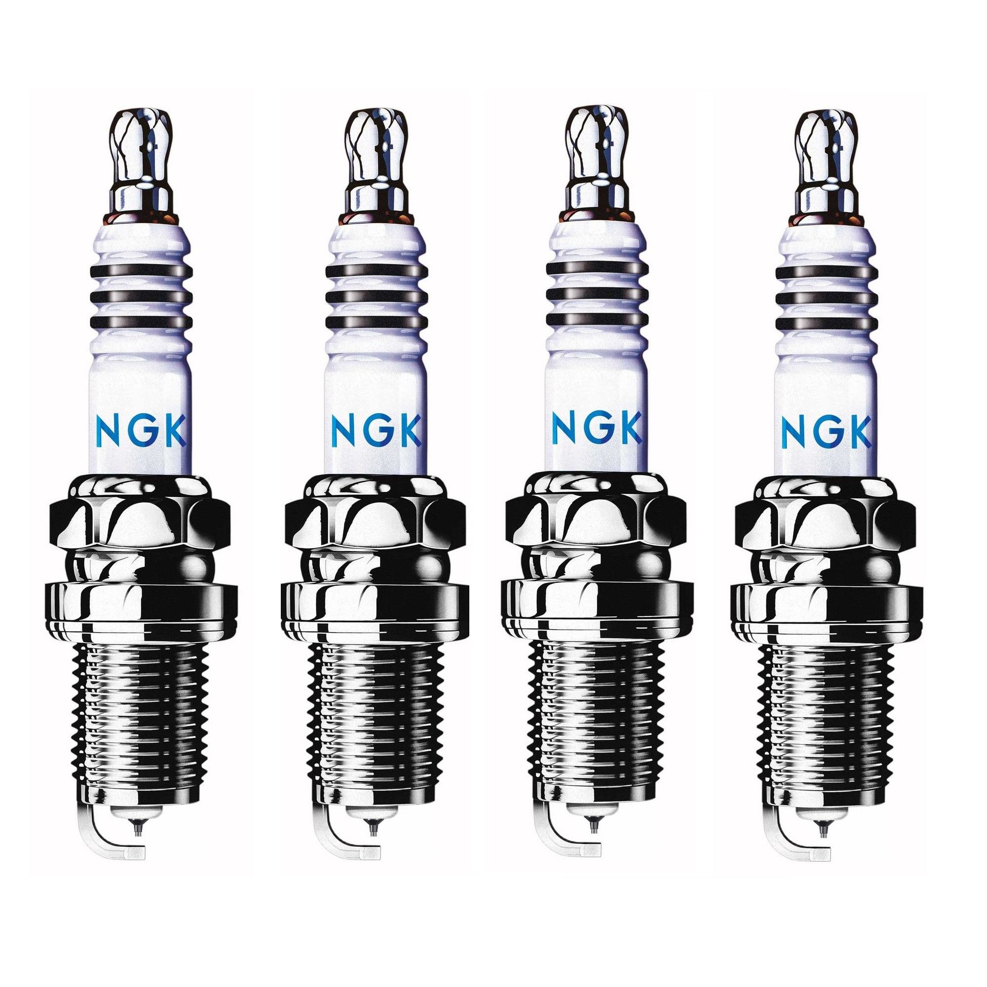 4 X NGK Copper Core Motorcycle / Bike Spark Plugs - CR10EK | eBay