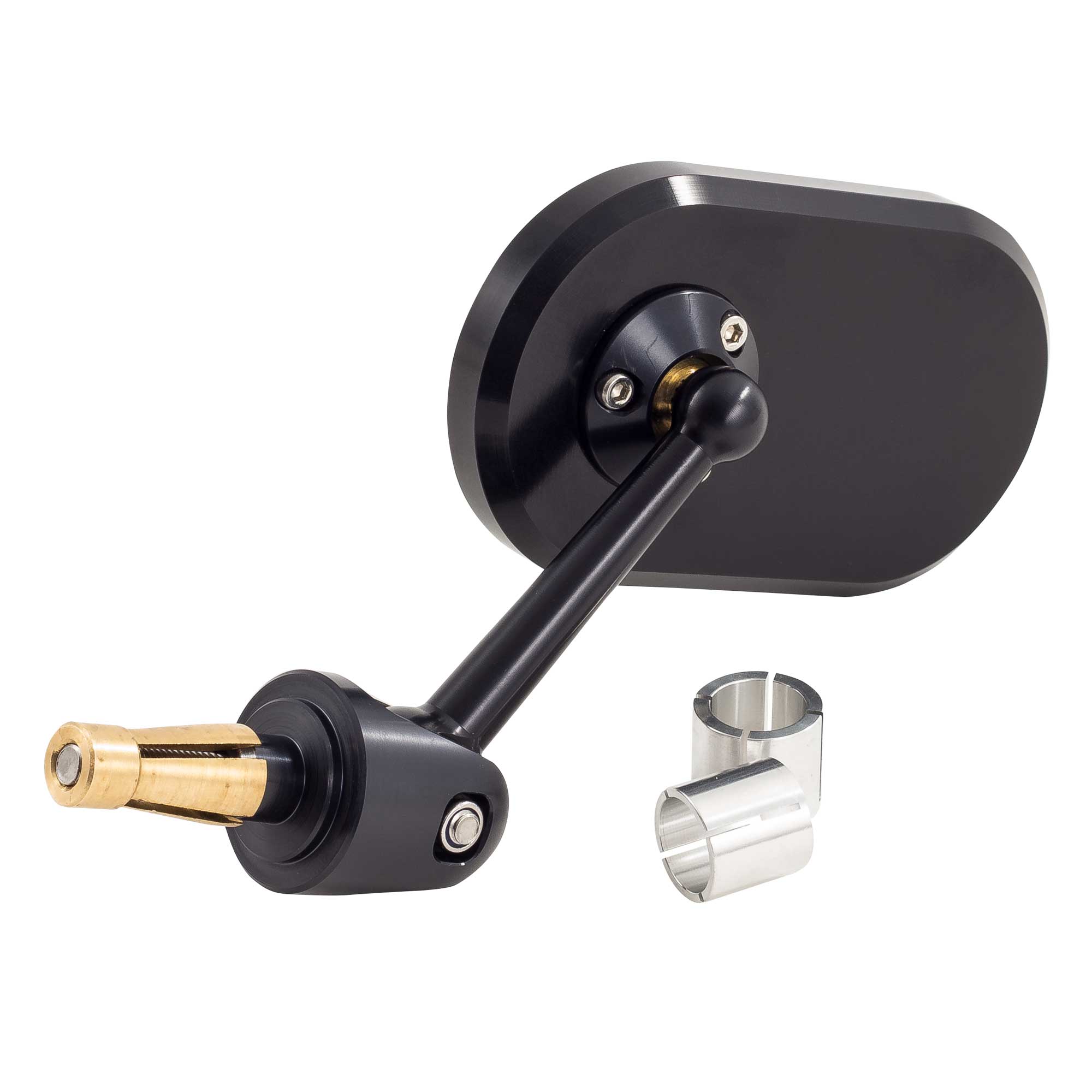 Oberon Oblong Bike Motorcycle Adjustable BarEnd Mirror 1219mm