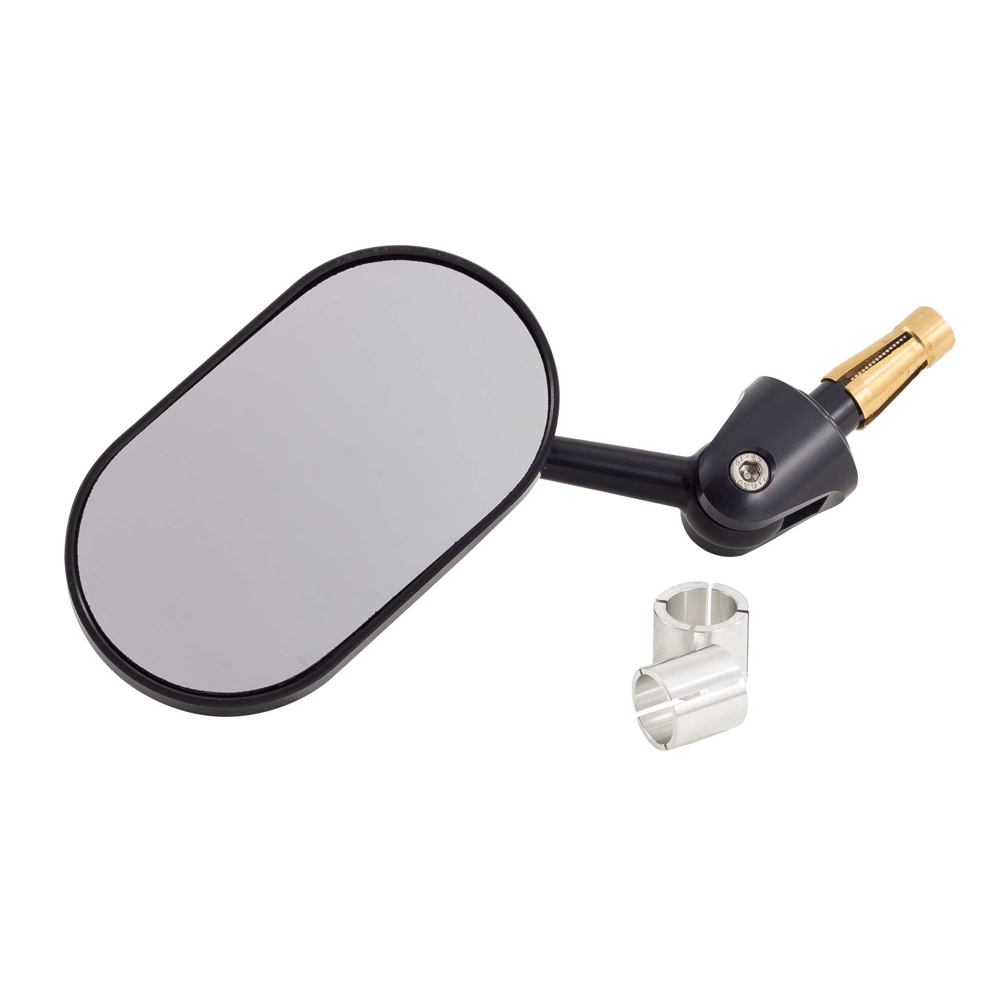 Oberon Oblong Bike Motorcycle Adjustable BarEnd Mirror 1219mm