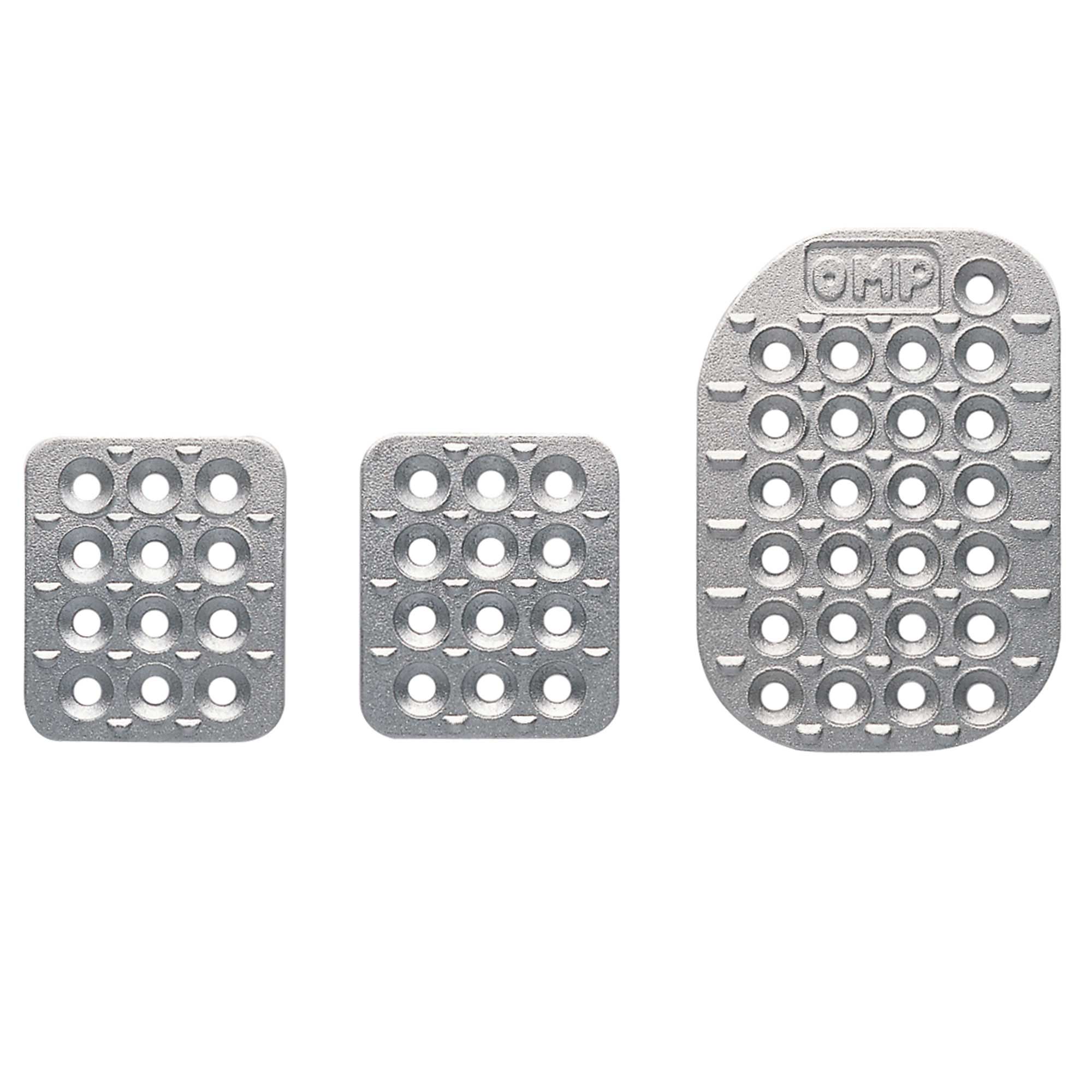 OMP Sand Blasted Aluminium Pedal Set Extensions Race//Rally