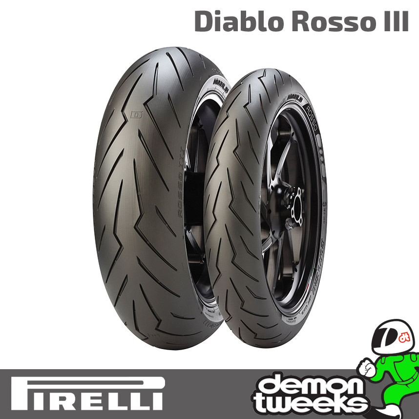 Pirelli Diablo Rosso III 180/55ZR17 TL (73W) TL Rear Tyre 1805517