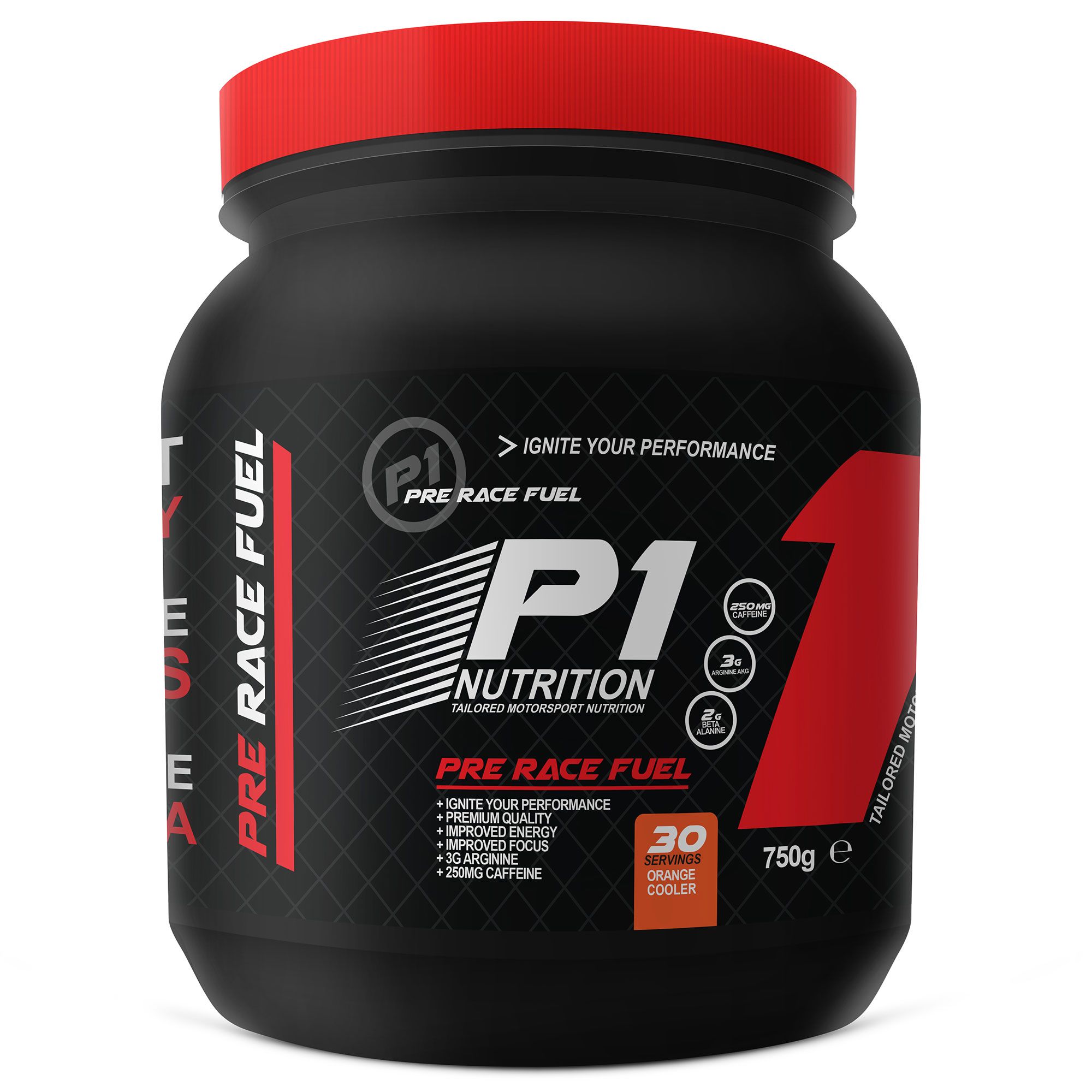 P1 Nutrition Pre-Race/Gym Fuel Energy Drink - Berry Burst Flavour