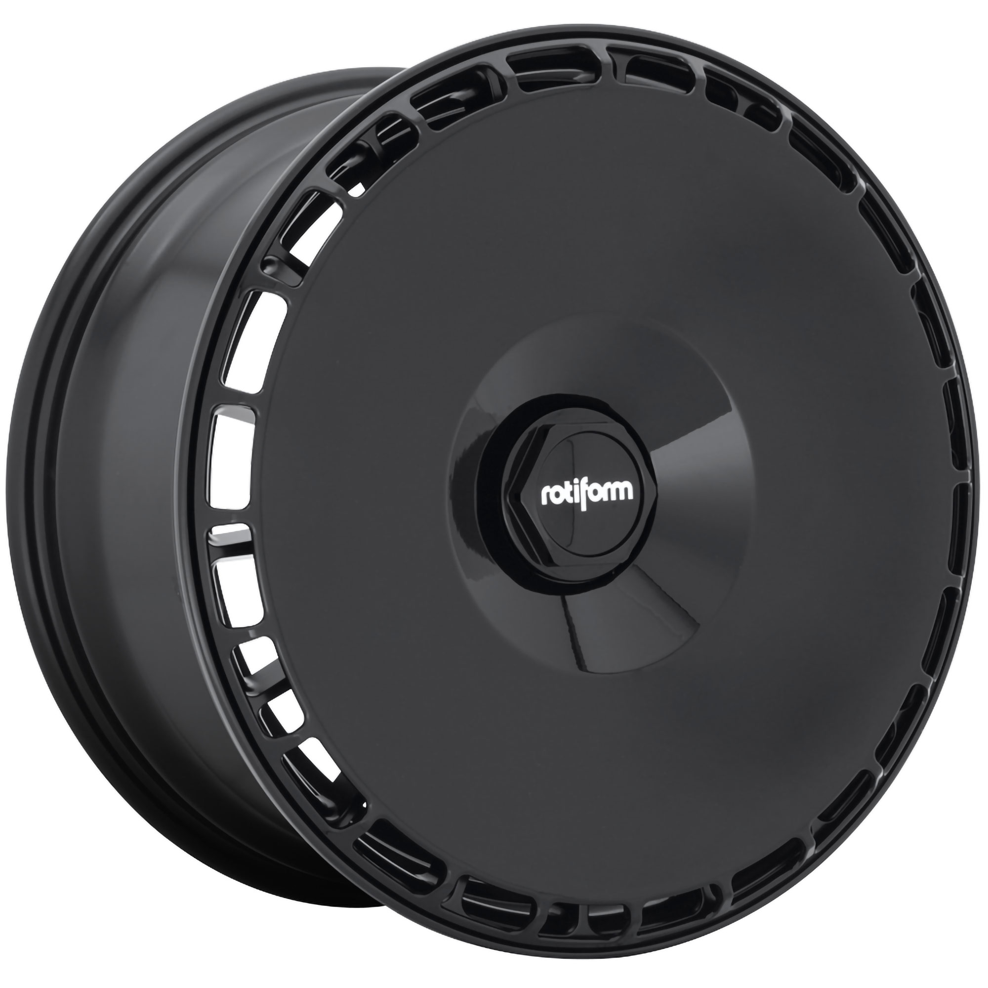 Rotiform AeroDisc, 19 Inch Black - Wheel Cover / Fits LAS-R & RSE 