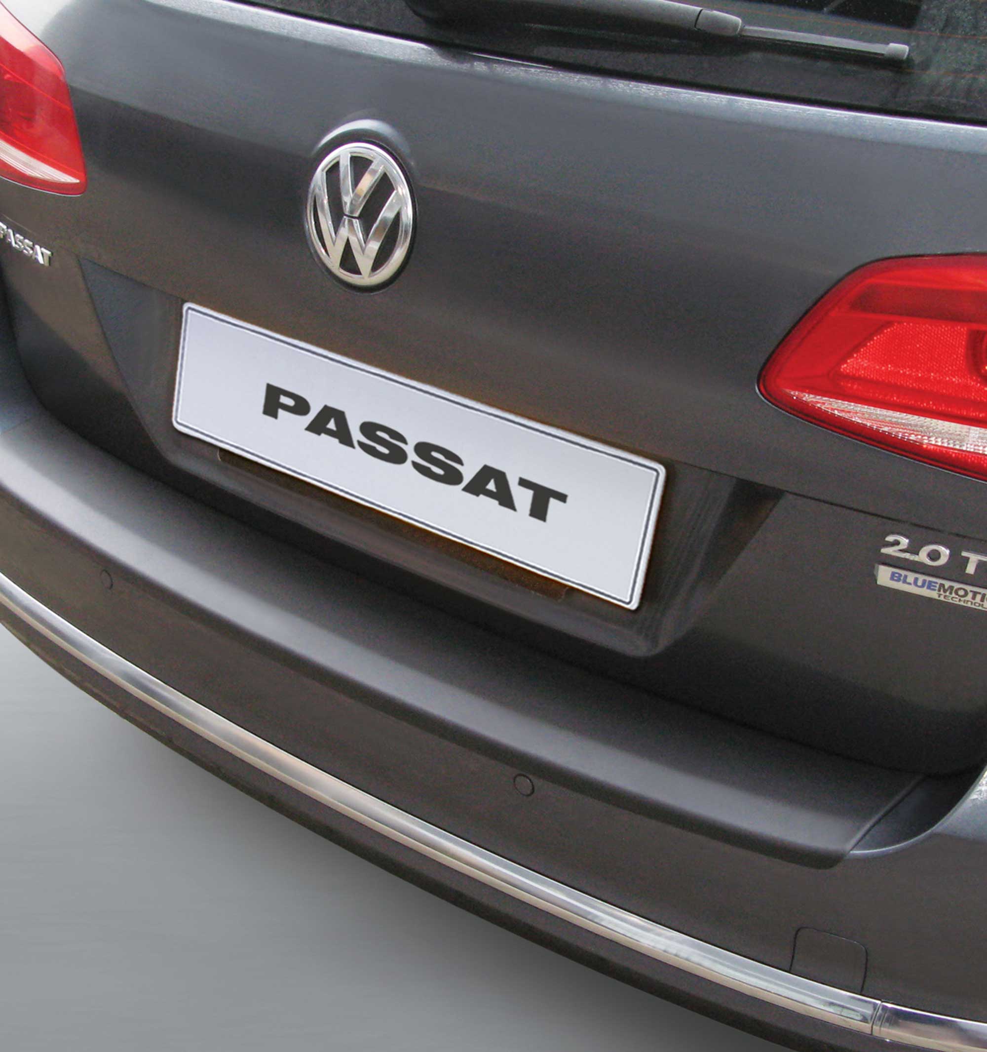 RGM Black Rear Bumper Guard For Volkswagen / VW Passat Estate 2010
