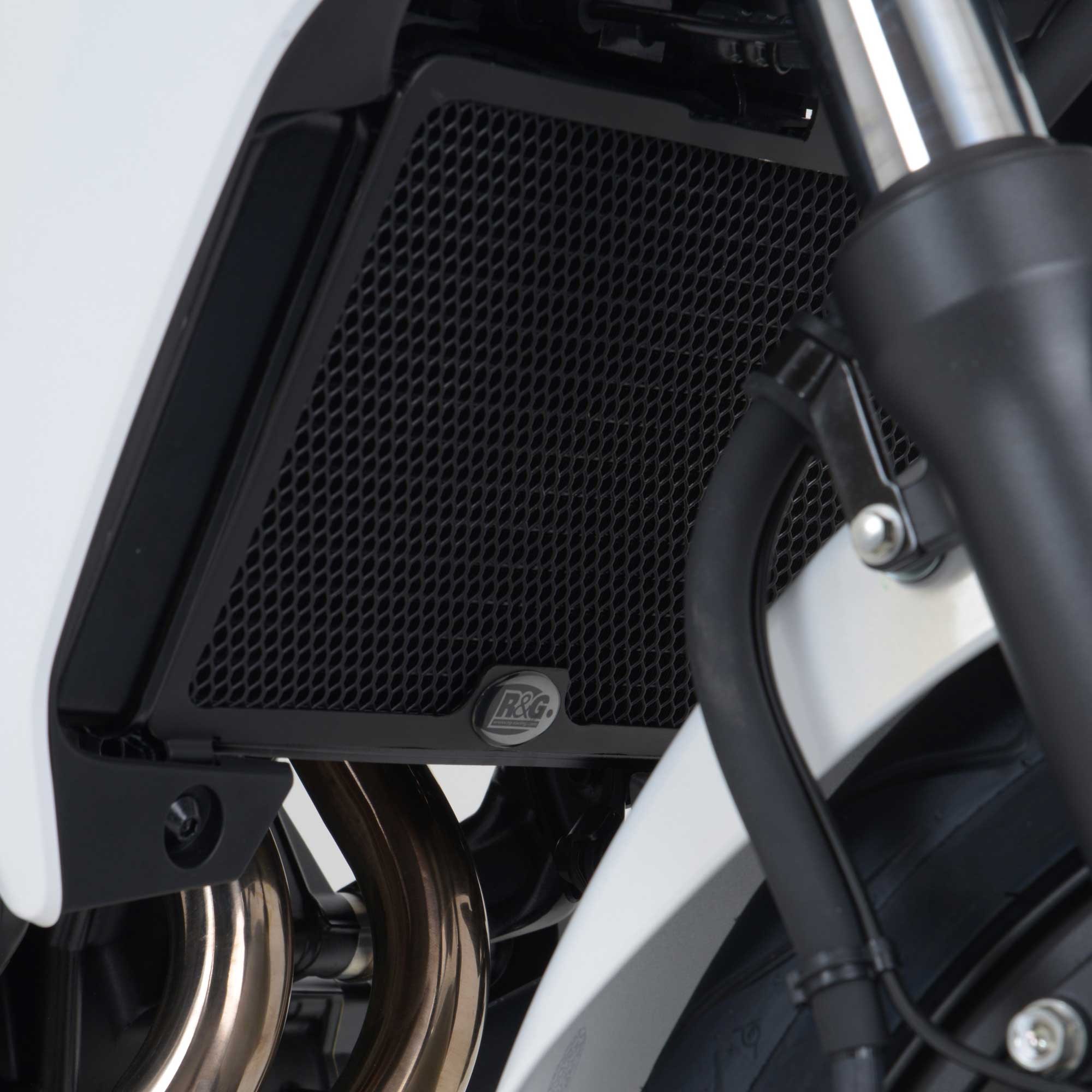 R/&G RADIATOR GUARD GRILL BLACK PROTECTOR RAD0155BK