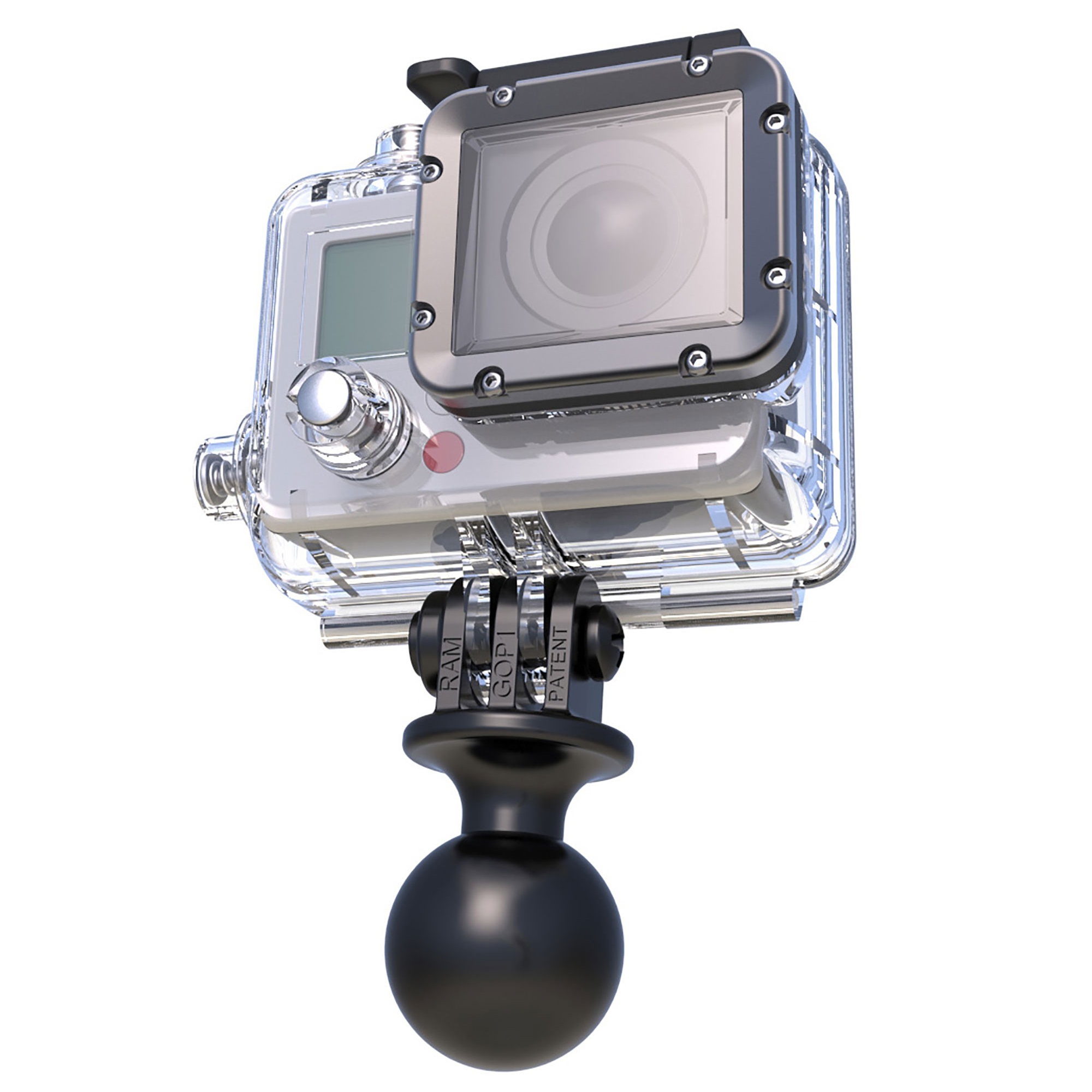 RAM Mounts Motorcycle Bike Motorbike 1 Inch Ball Action Camera Mount eBay