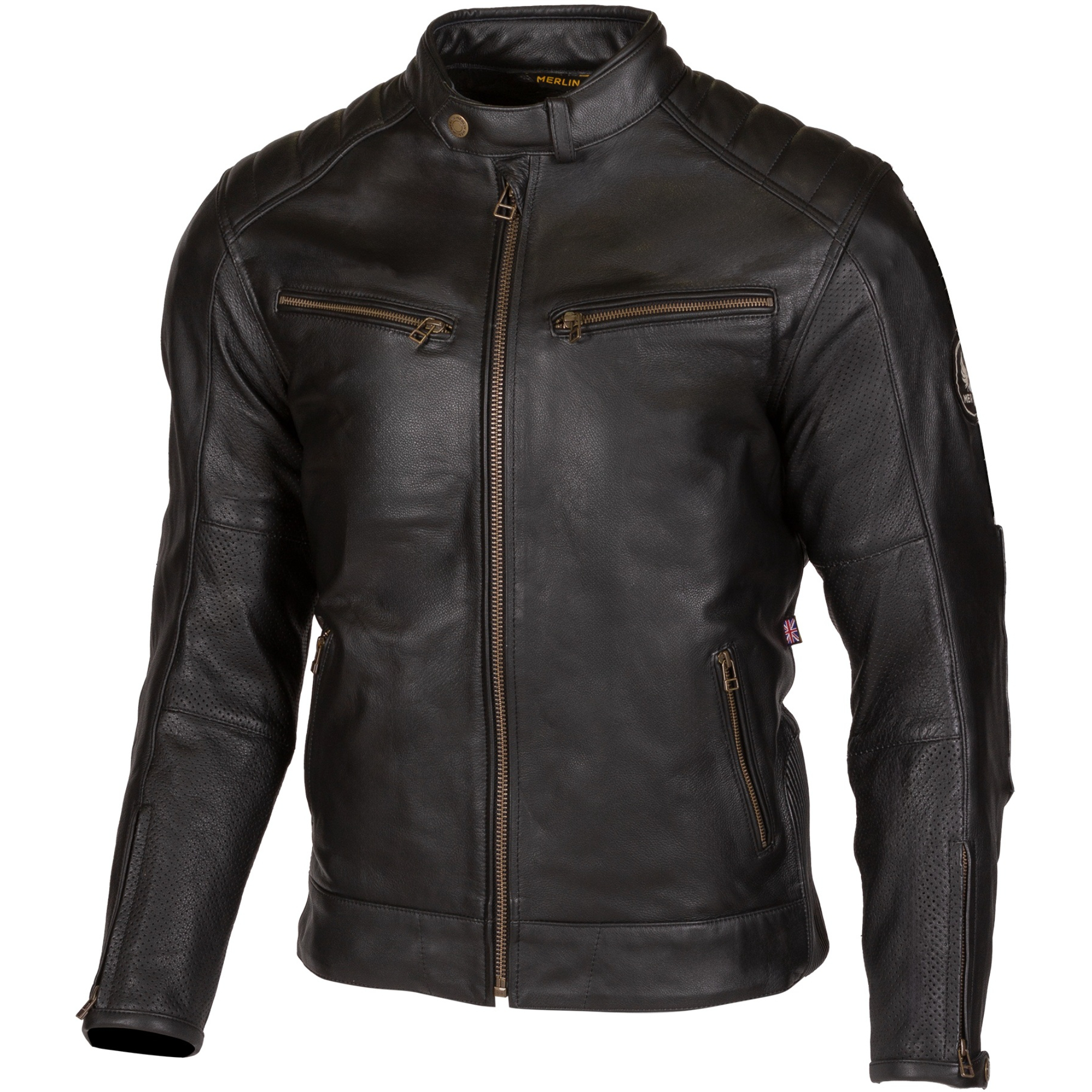 Merlin Chase II D30 Perforated Leather Motorcycle Jacket - CE AAA Certified - Picture 5 of 7