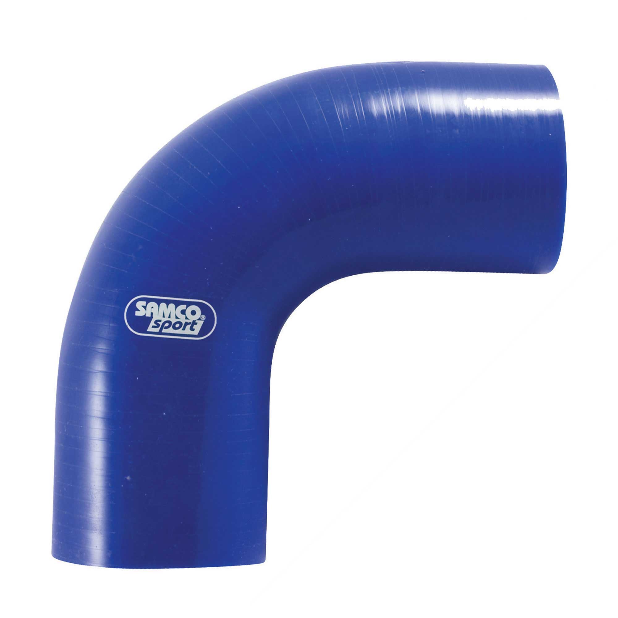 Samco 90 Degree Silicone/Silicon Hose Reducing/Reducer Elbow/Bend 25-19mm Blue 